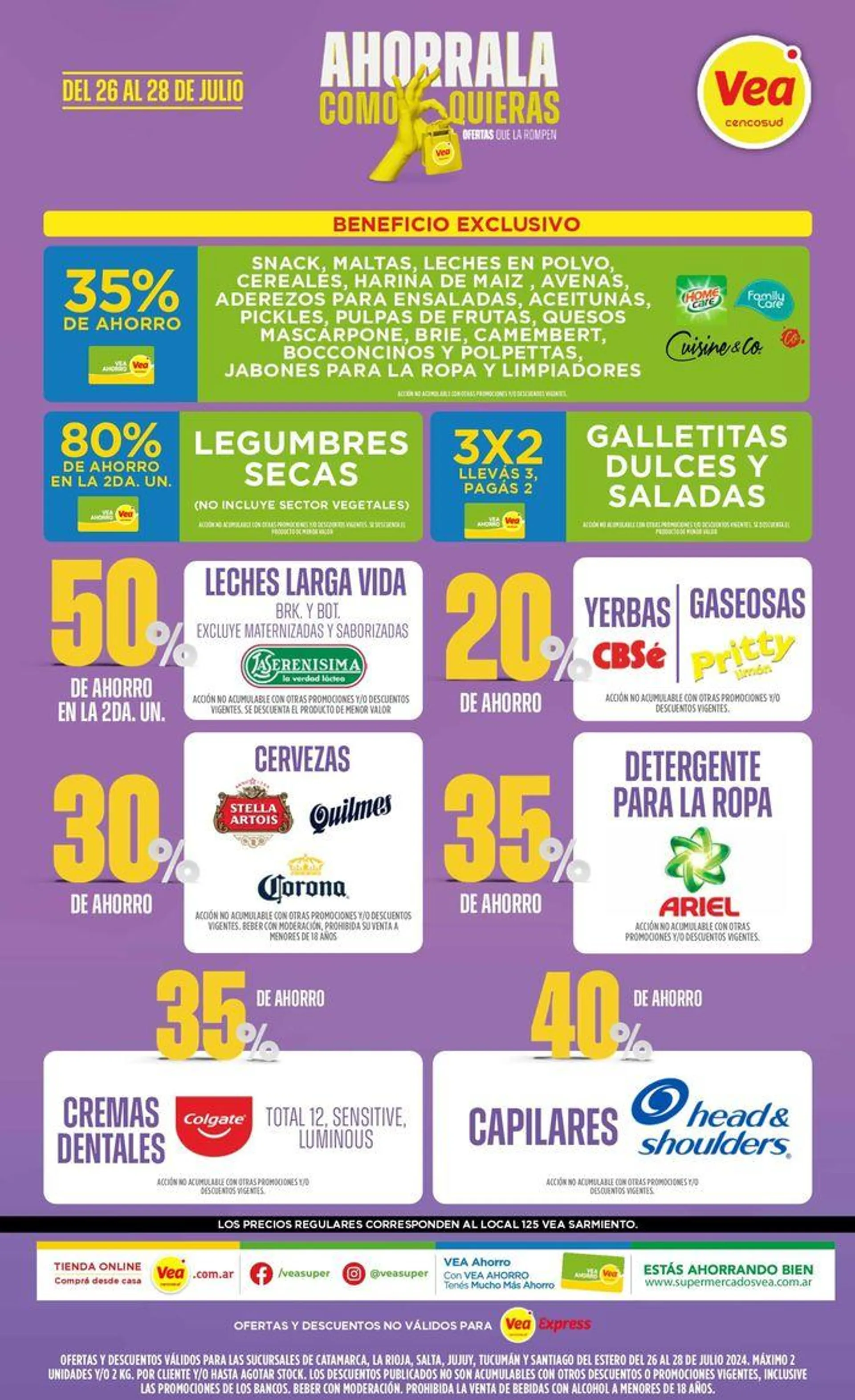 Ofertas FDS Supermercados Vea NOA - 1