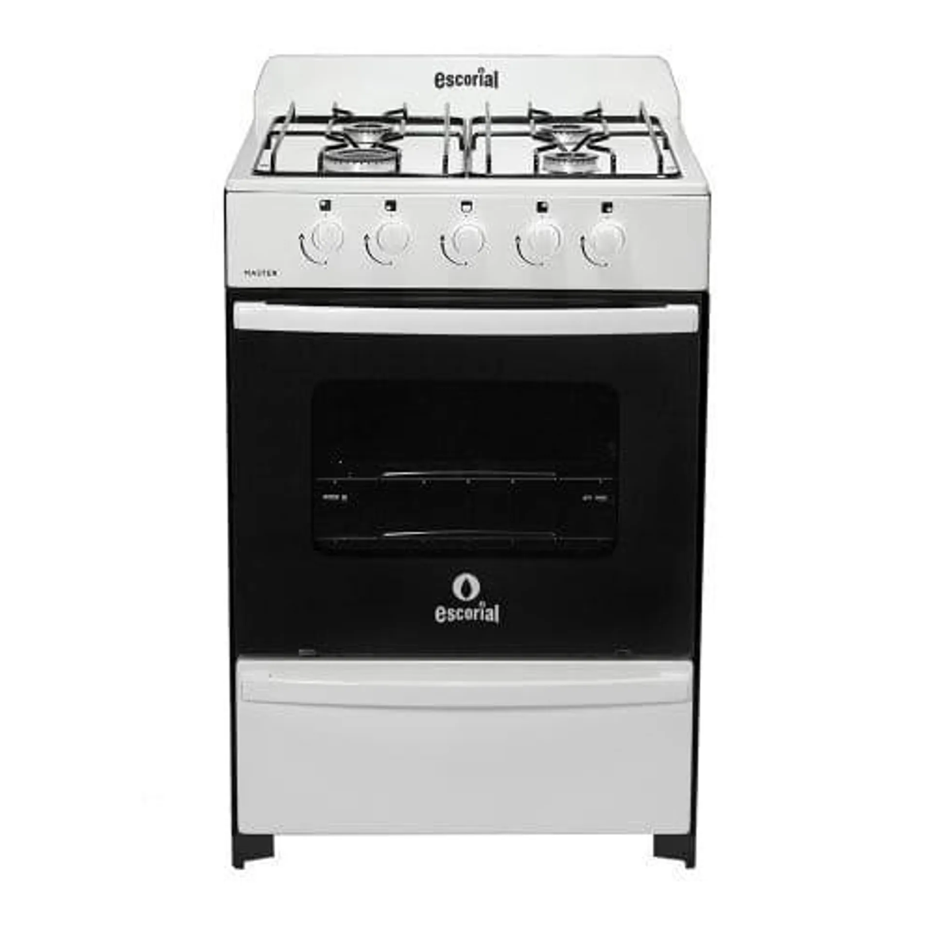 Cocina Escorial Master Serie 2 56Cm Blanca A Gas