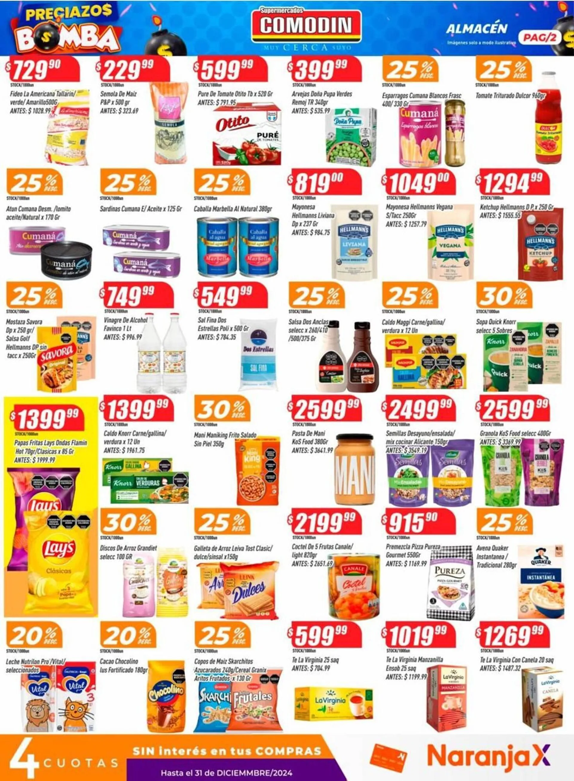 Ofertas de Catálogo Supermercados Comodin 26 de noviembre al 10 de diciembre 2024 - Página 2 del catálogo