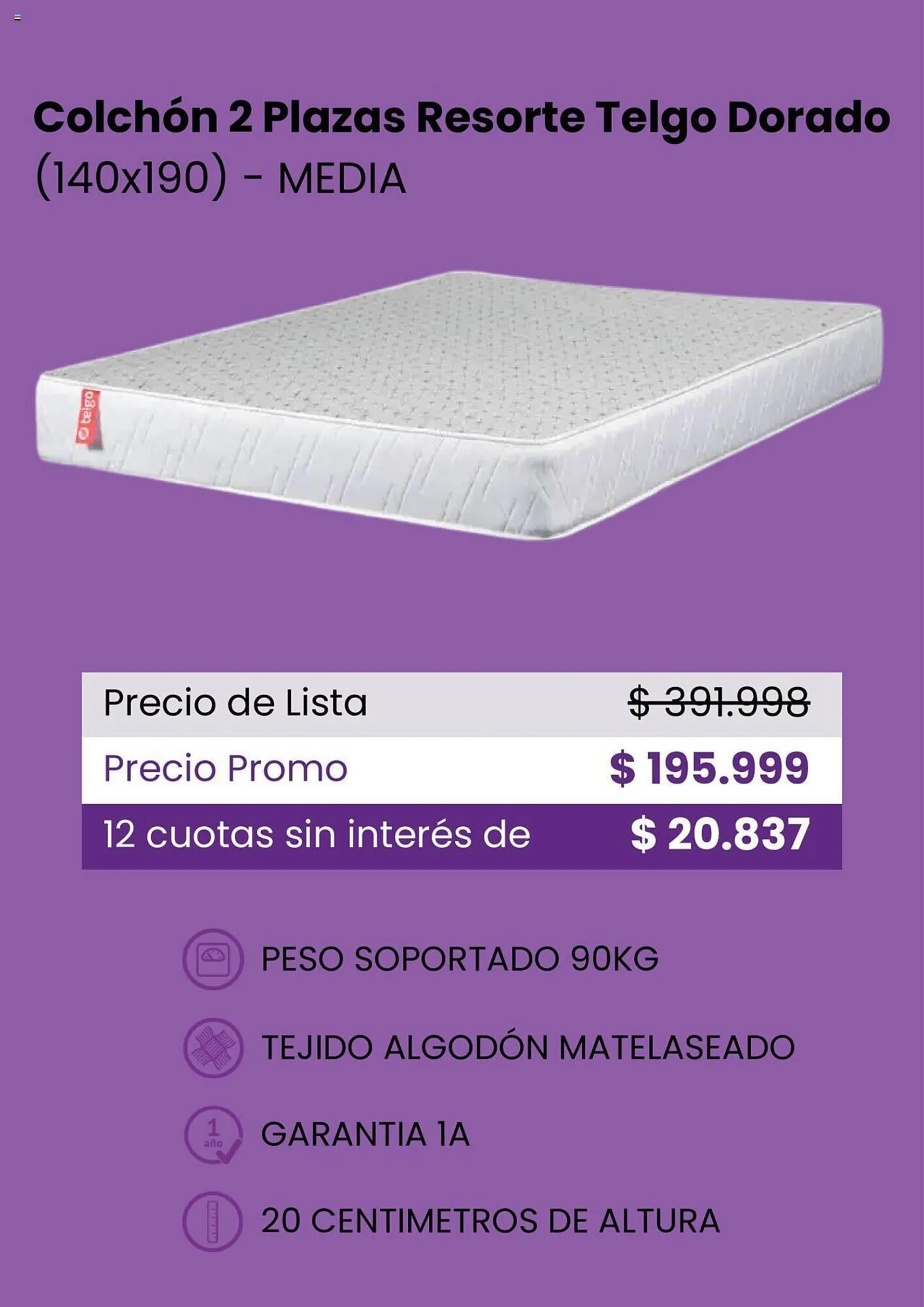 Ofertas de Catálogo Sommier Center 3 de junio al 2 de julio 2024 - Página 4 del catálogo