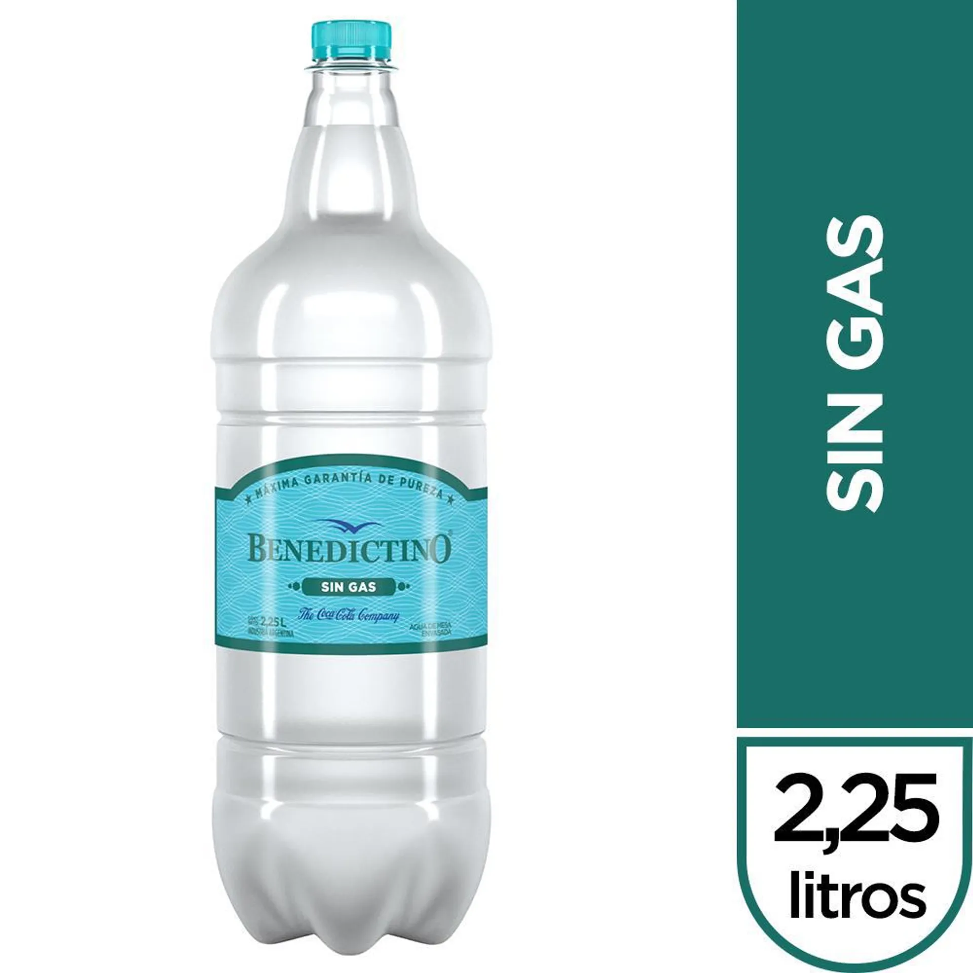 Agua De Mesa BENEDICTINO Sin Gas 2,25 Lt