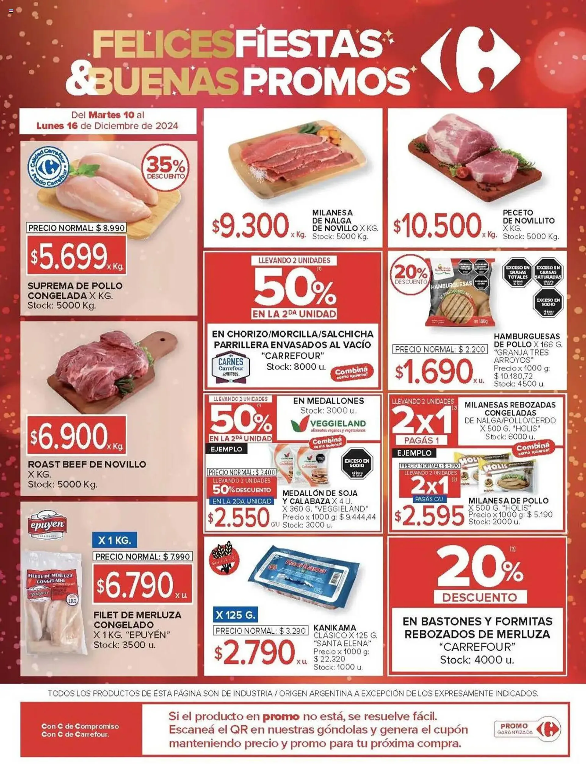 Ofertas de Catálogo Carrefour Market 10 de diciembre al 17 de diciembre 2024 - Página 16 del catálogo