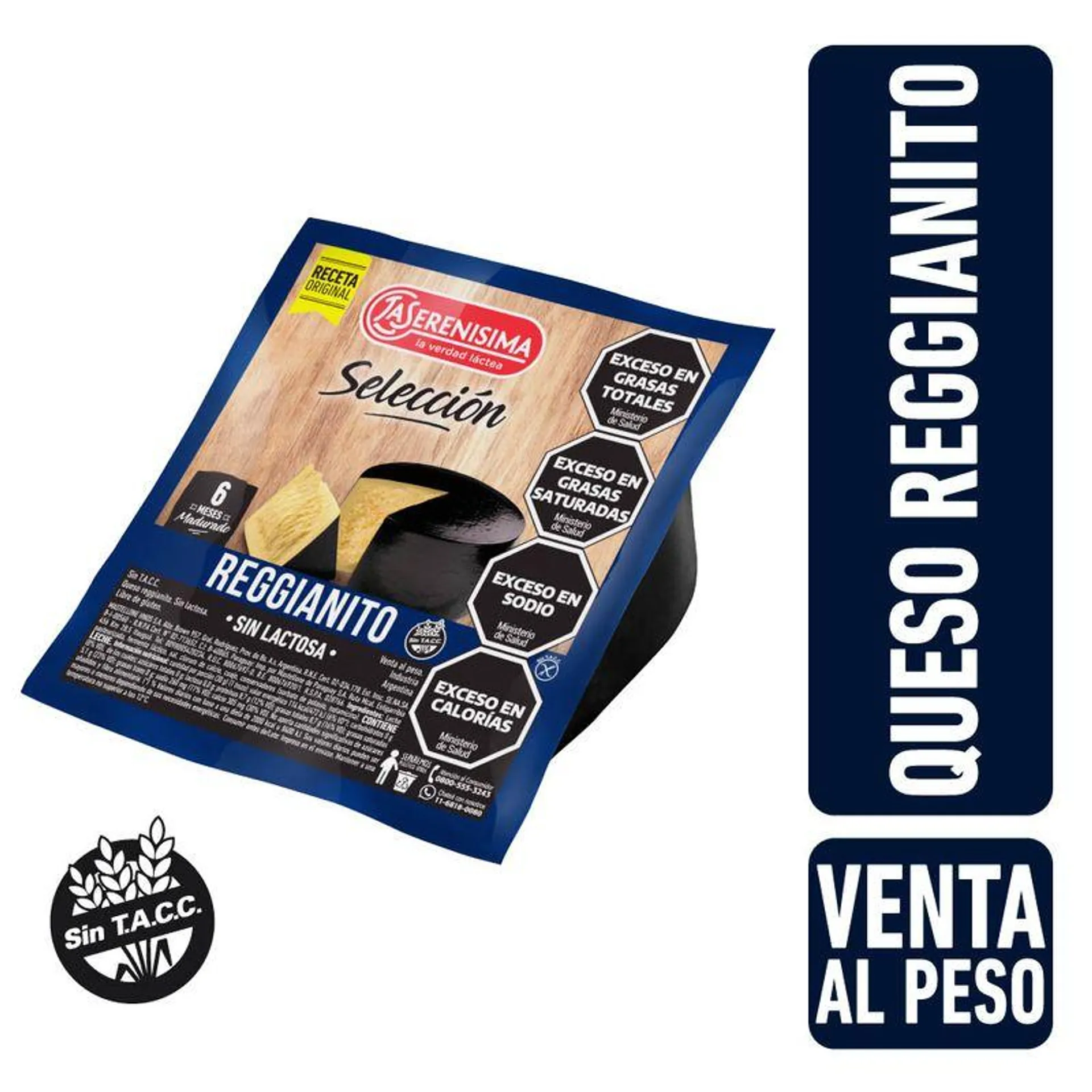 Queso Reggianito La Serenisima X Kg