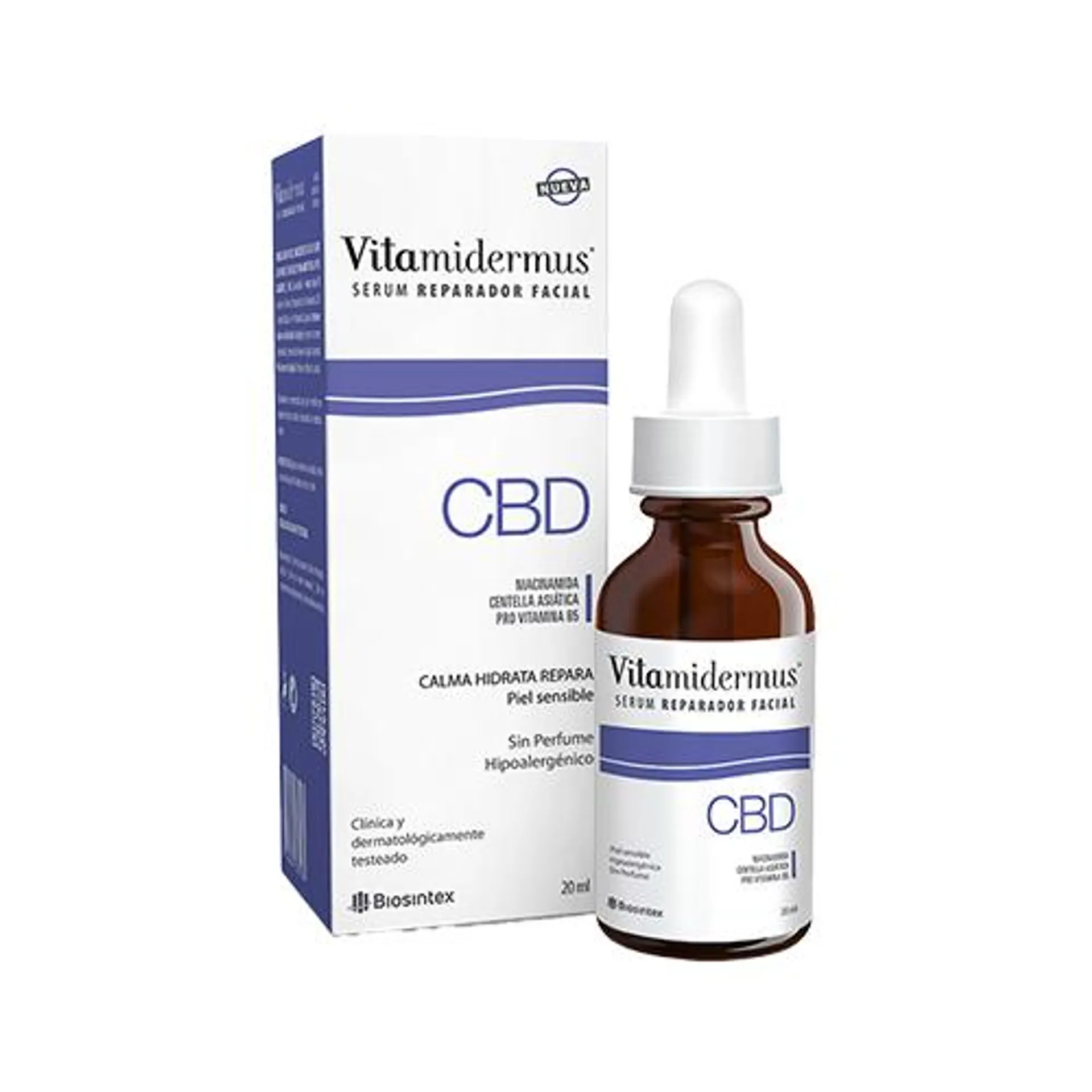 Vitamidermus CBD Serum Reparador Facial x20 ml