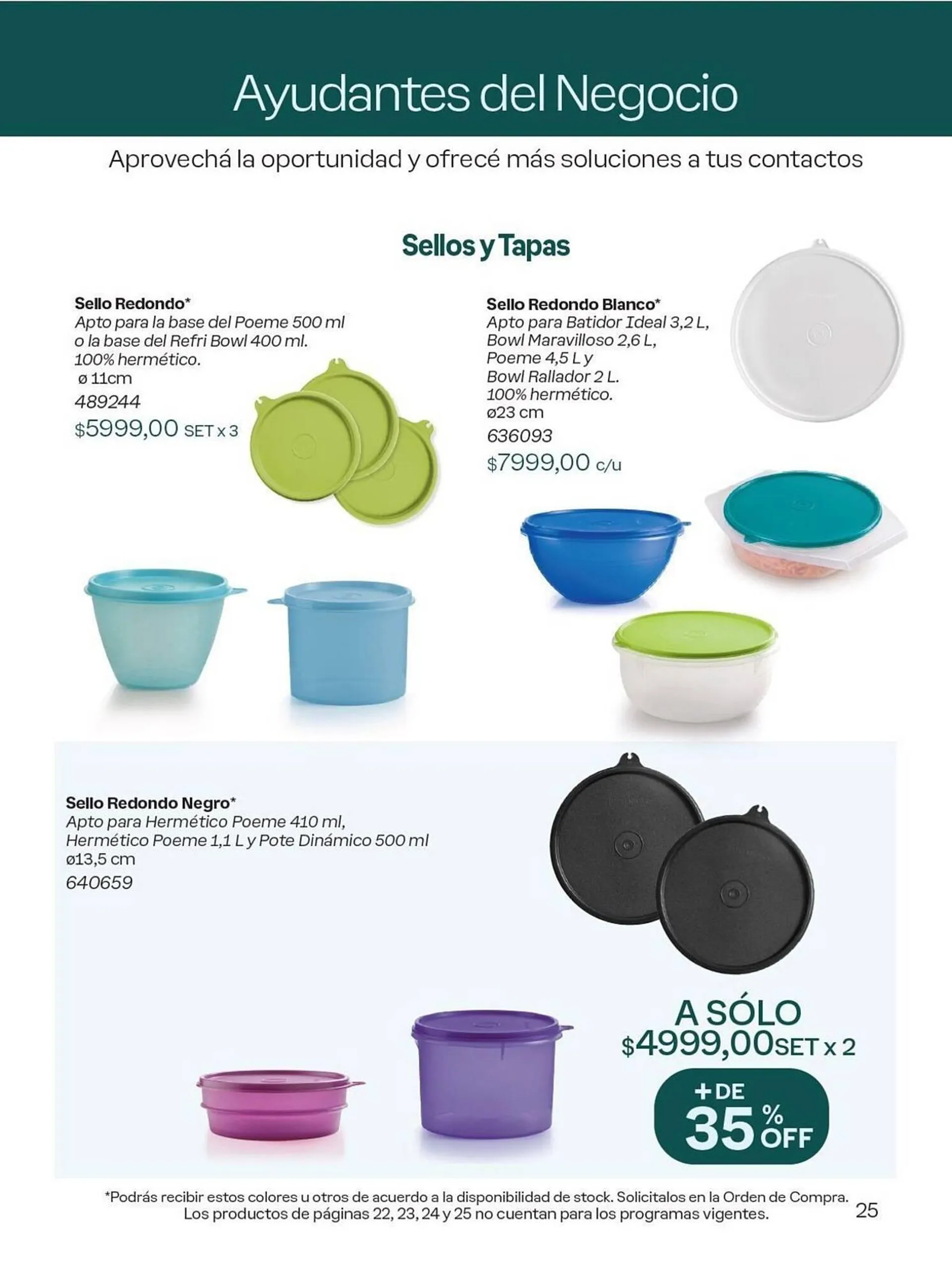 Ofertas de Catálogo Tupperware 25 de octubre al 8 de noviembre 2024 - Página 17 del catálogo