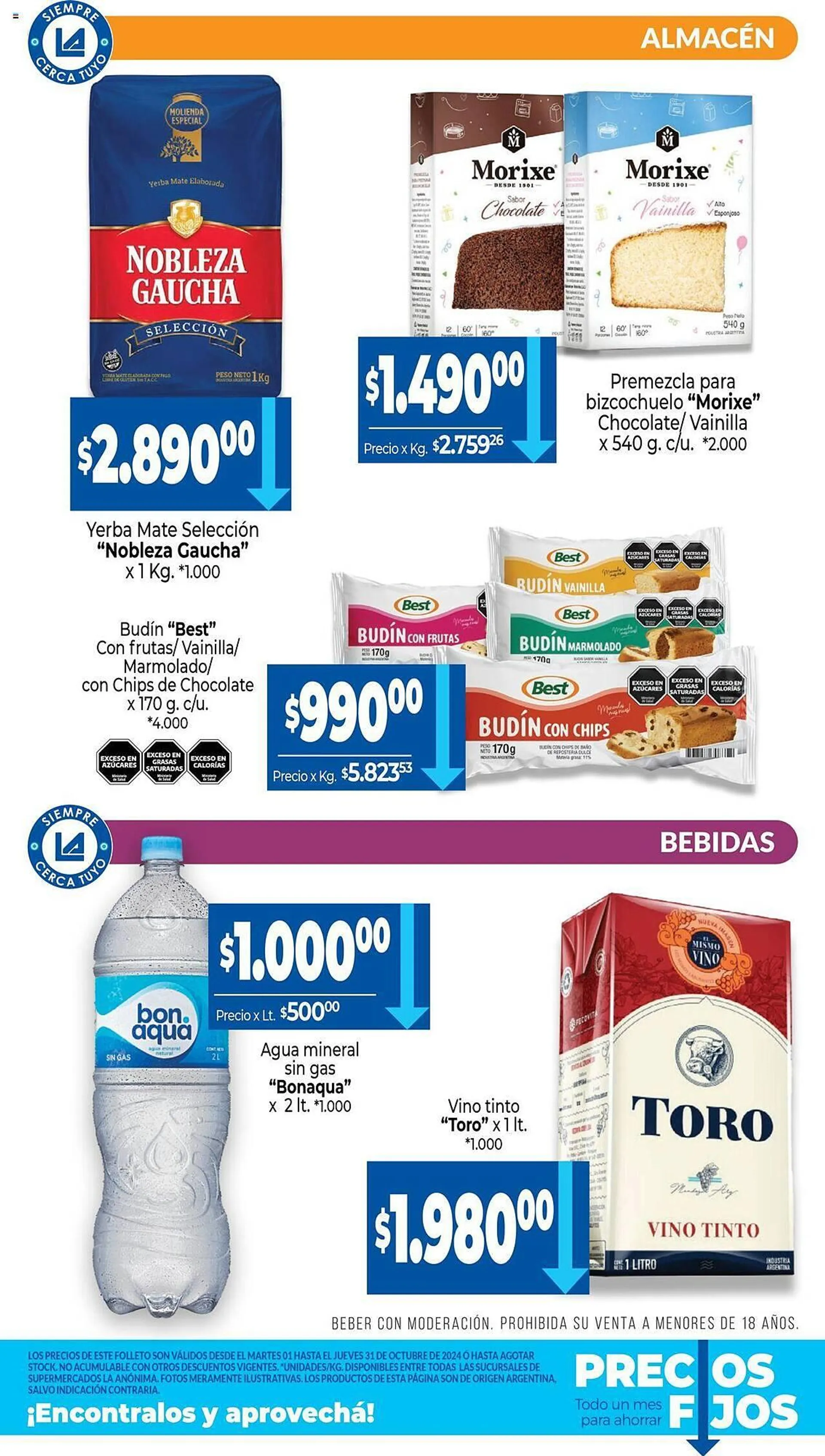 Ofertas de Catálogo La Anonima 1 de octubre al 31 de octubre 2024 - Página 7 del catálogo