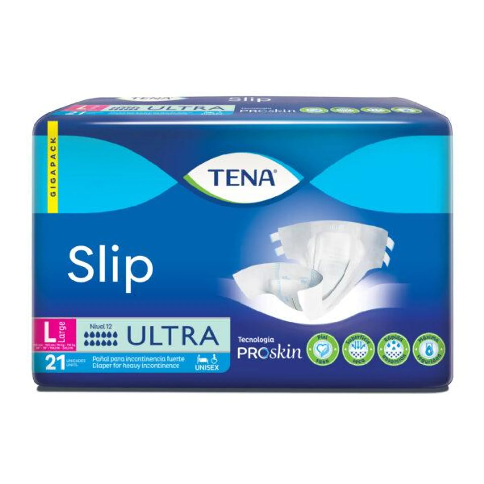 130004 Tena Panal Anat. Slip Large X21u.