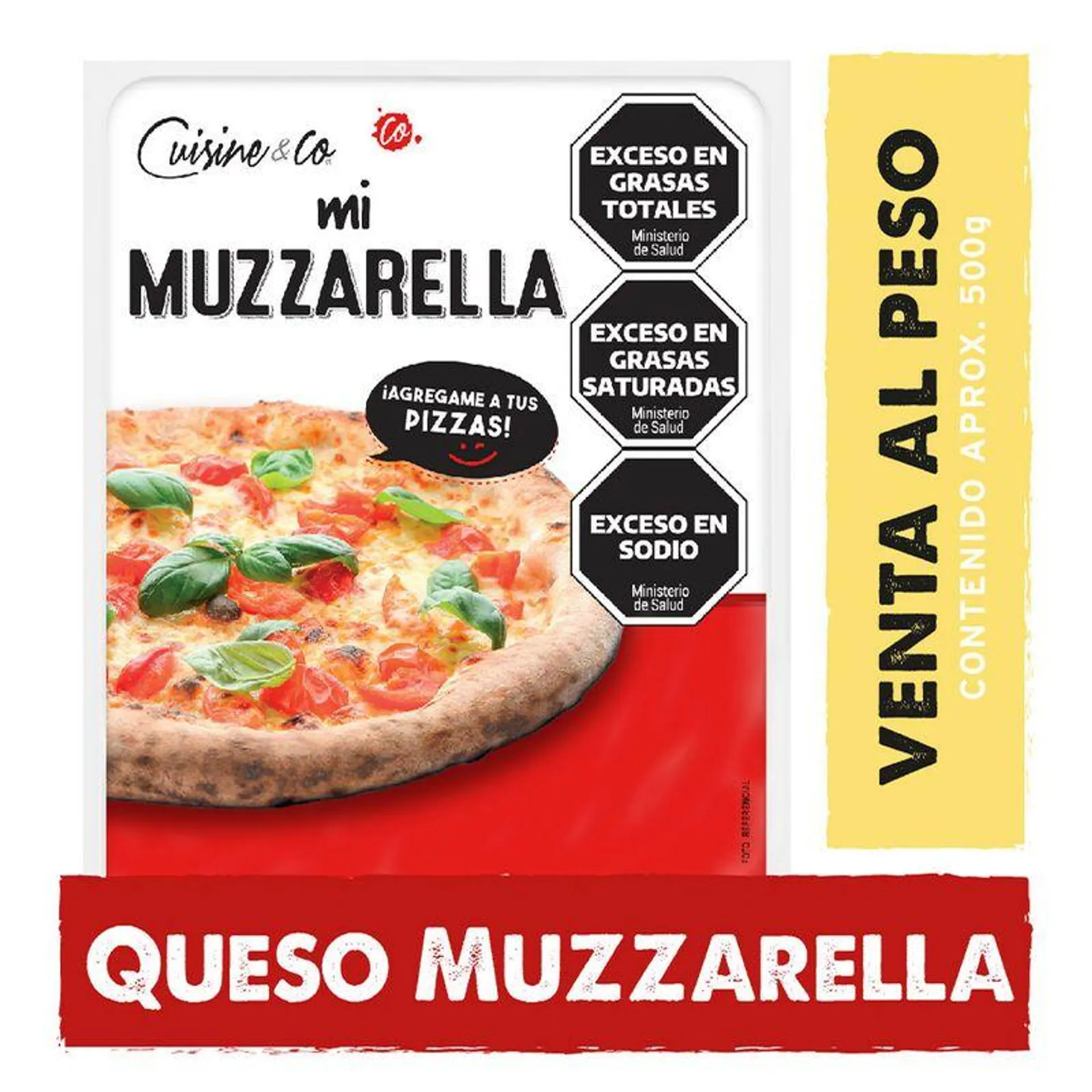 Queso Muzzarella Cuisine & Co X Kg