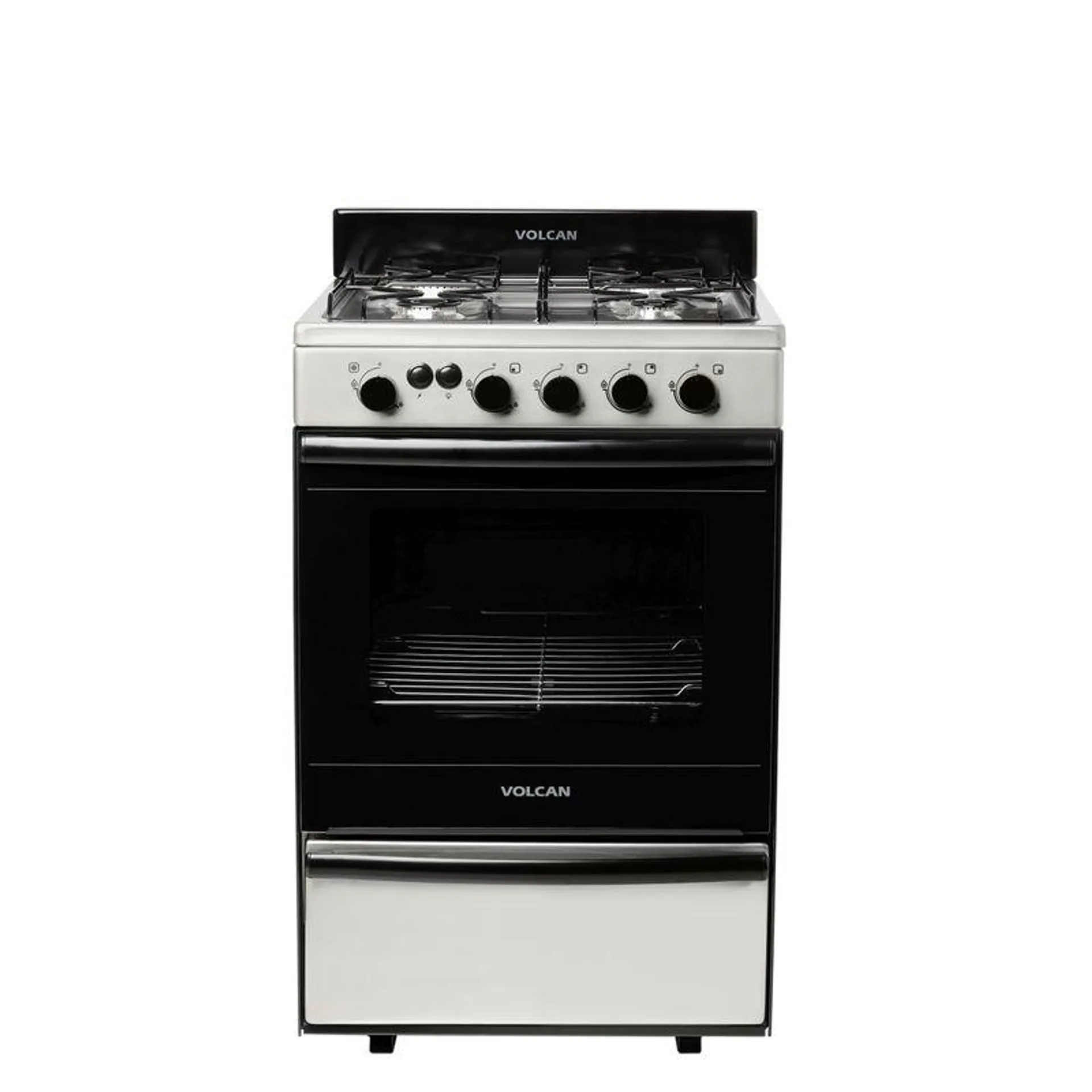 Cocina Volcan 55Cm 87673Vm Inox Mg C/Luz E/E