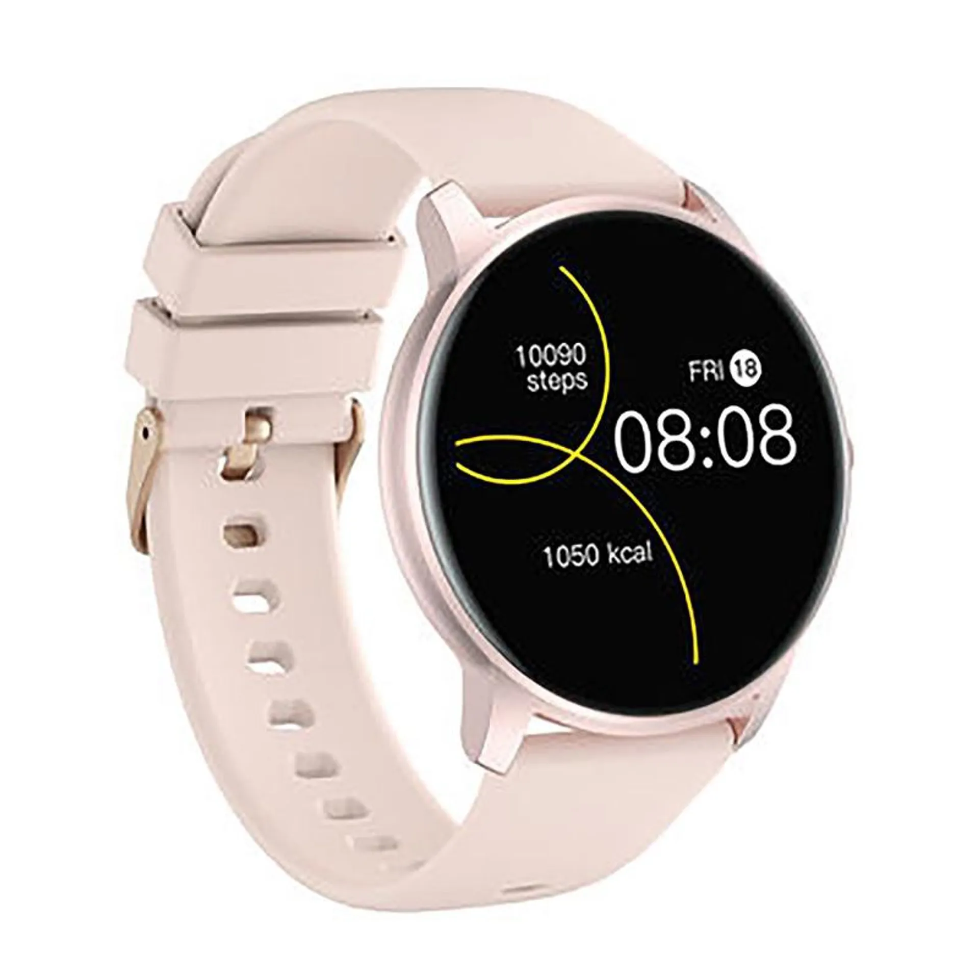 Reloj Inteligente Mujer Smartwatch Nt16 Rosa Sumergible Bluetooth -