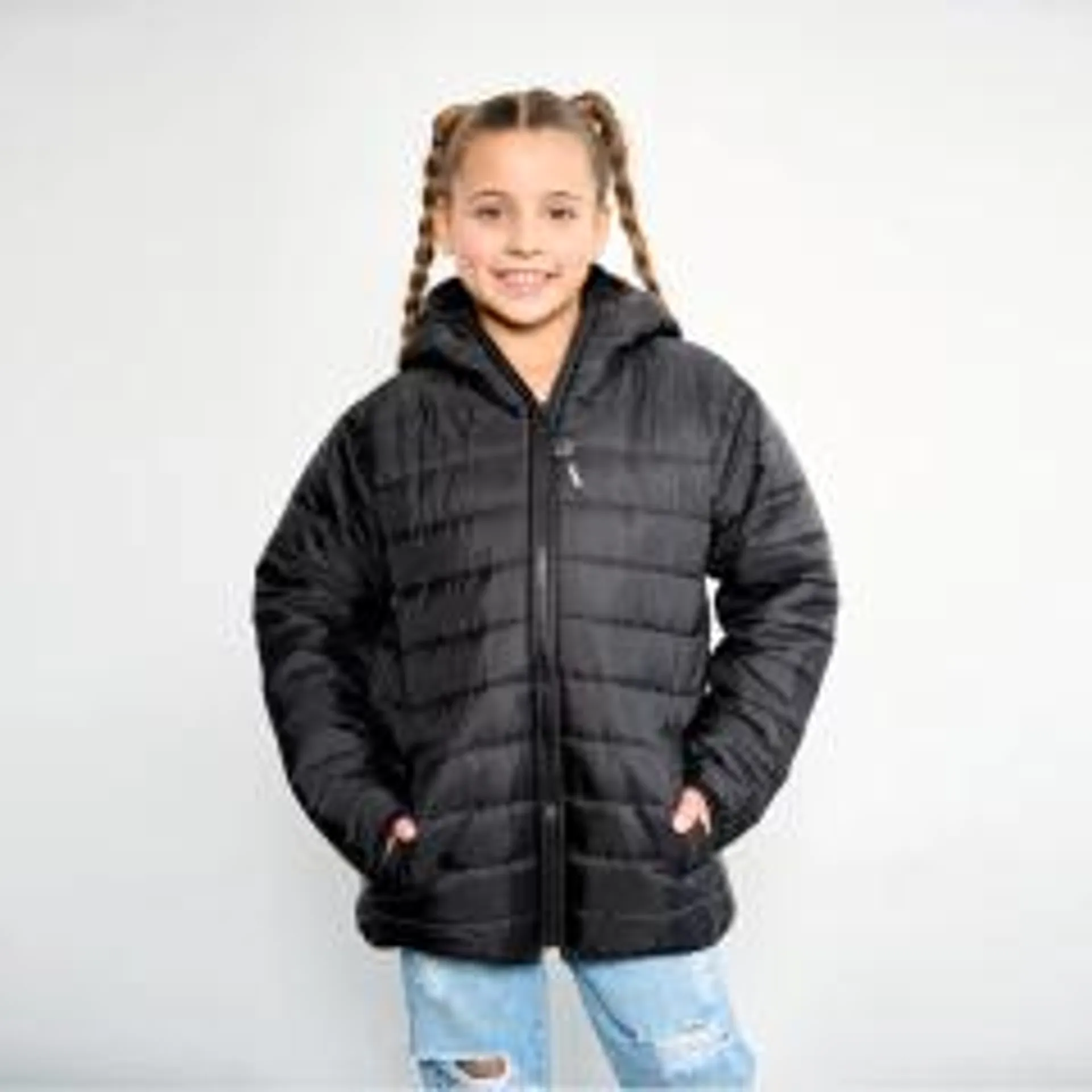 CAMPERA ABRIGADA NEGRA