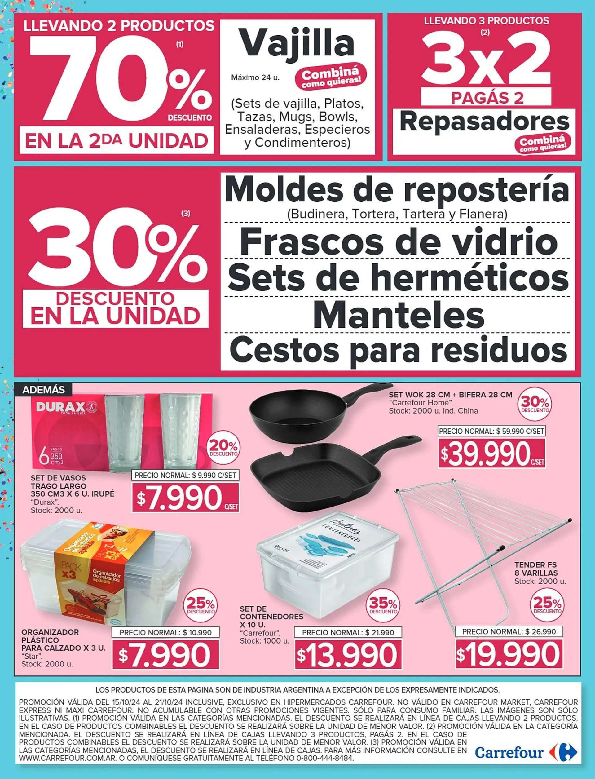 Ofertas de Catálogo Carrefour 15 de octubre al 21 de octubre 2024 - Página 22 del catálogo