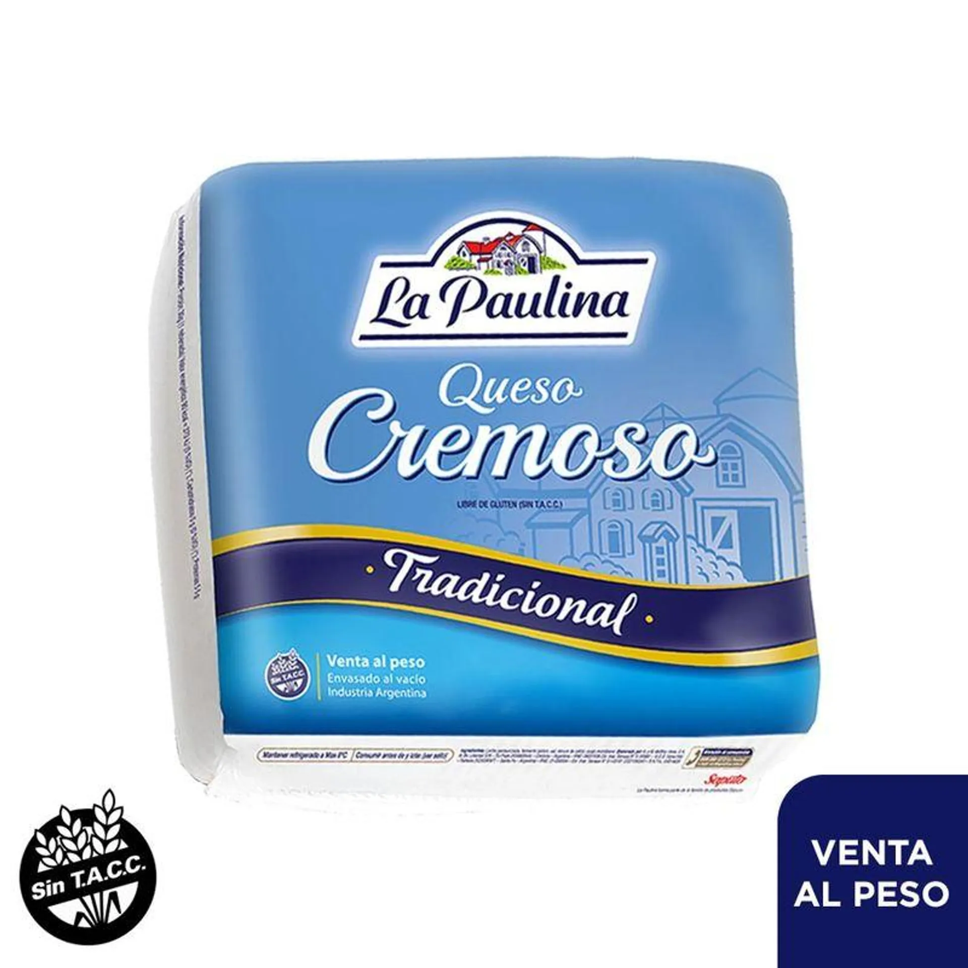 Queso Cremoso La Paulina 1/4 Hma - Mínimo 1 Kg Mayorista.