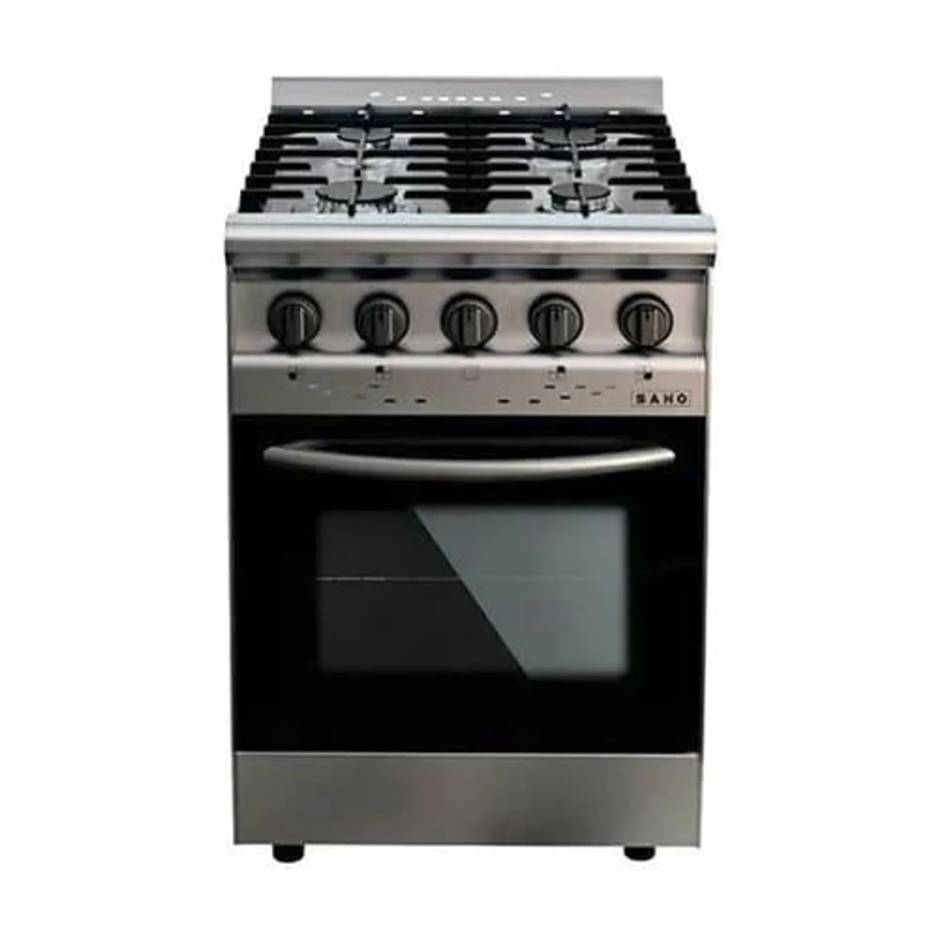 Cocina Morelli 18045 55Cm Plata Multigas Rejilla Fundicion