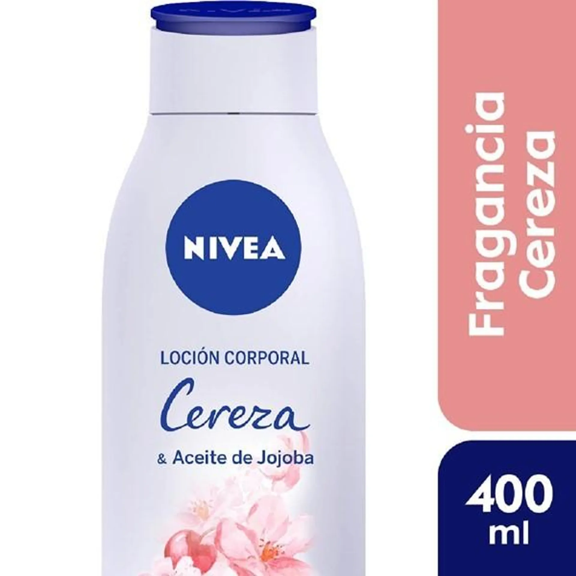 Nivea Loción Corporal Cereza Y Aceite de Jojoba Para Piel Normal a Seca 400 ml