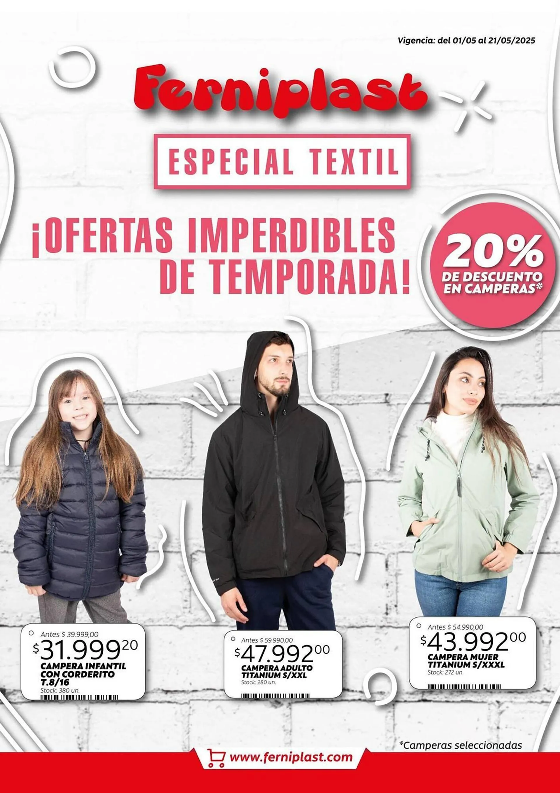 Ofertas de Catálogo Ferniplast 30 de abril al 21 de mayo 2025 - Página 1 del catálogo