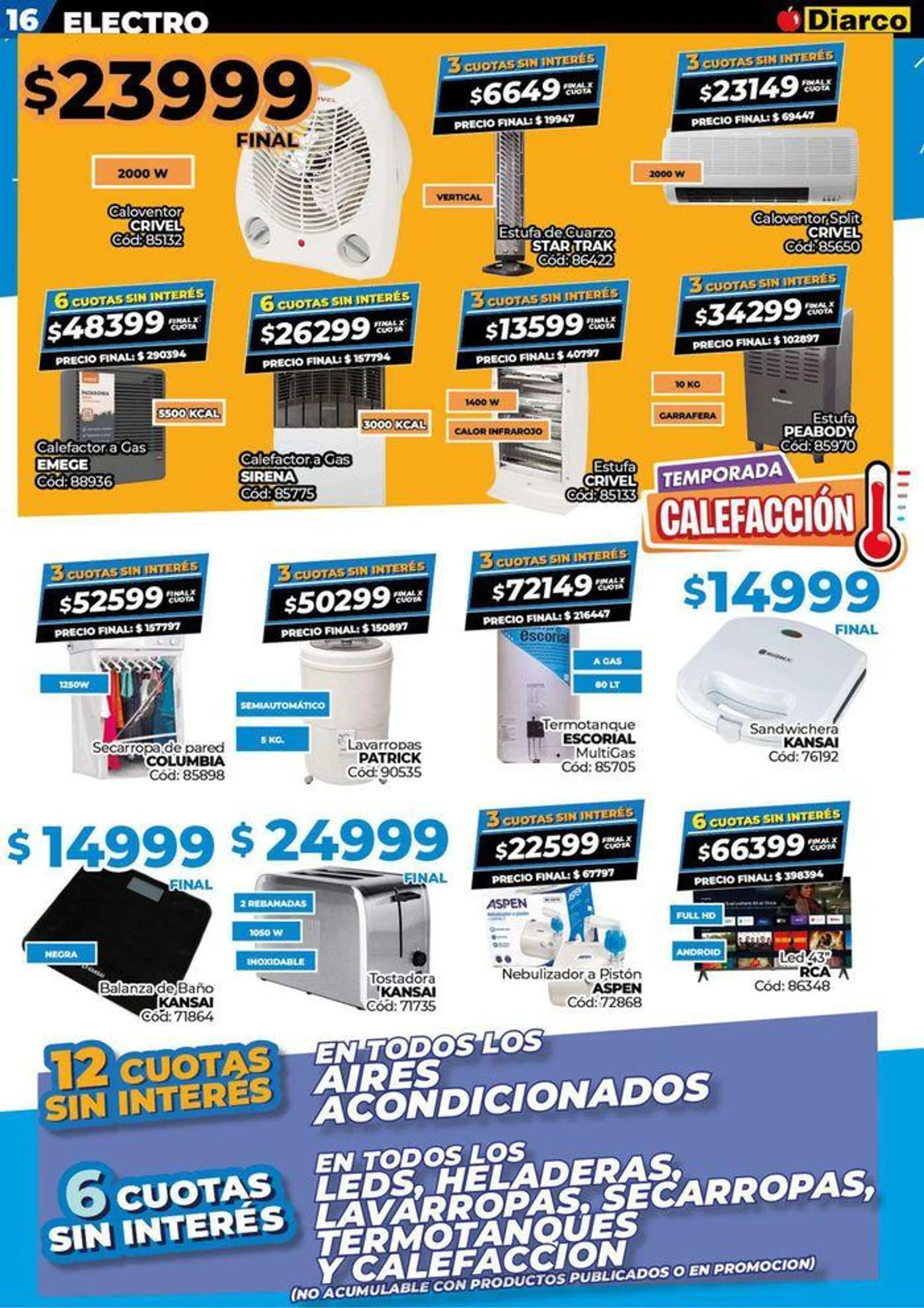 Ofertas de Diarco Ofertas GBA 22 de julio al 28 de julio 2024 - Página 16 del catálogo