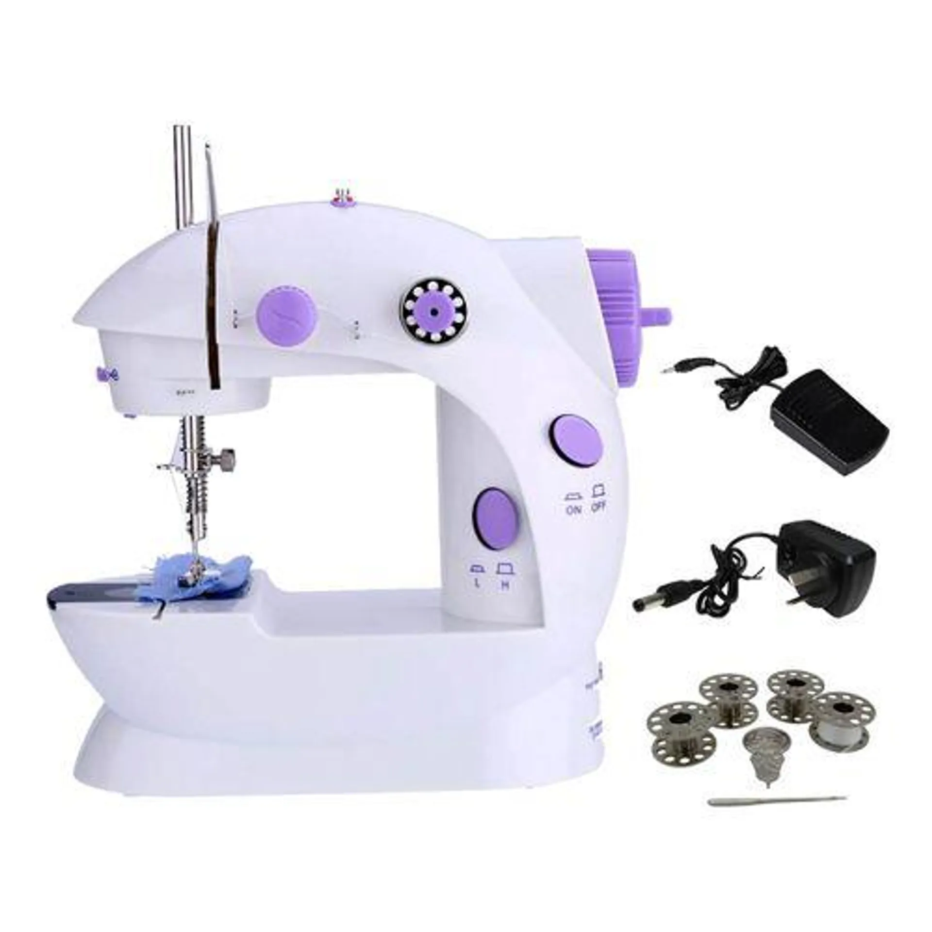 Maquina De Coser Portatil Mini Recta Con Luz Electrica