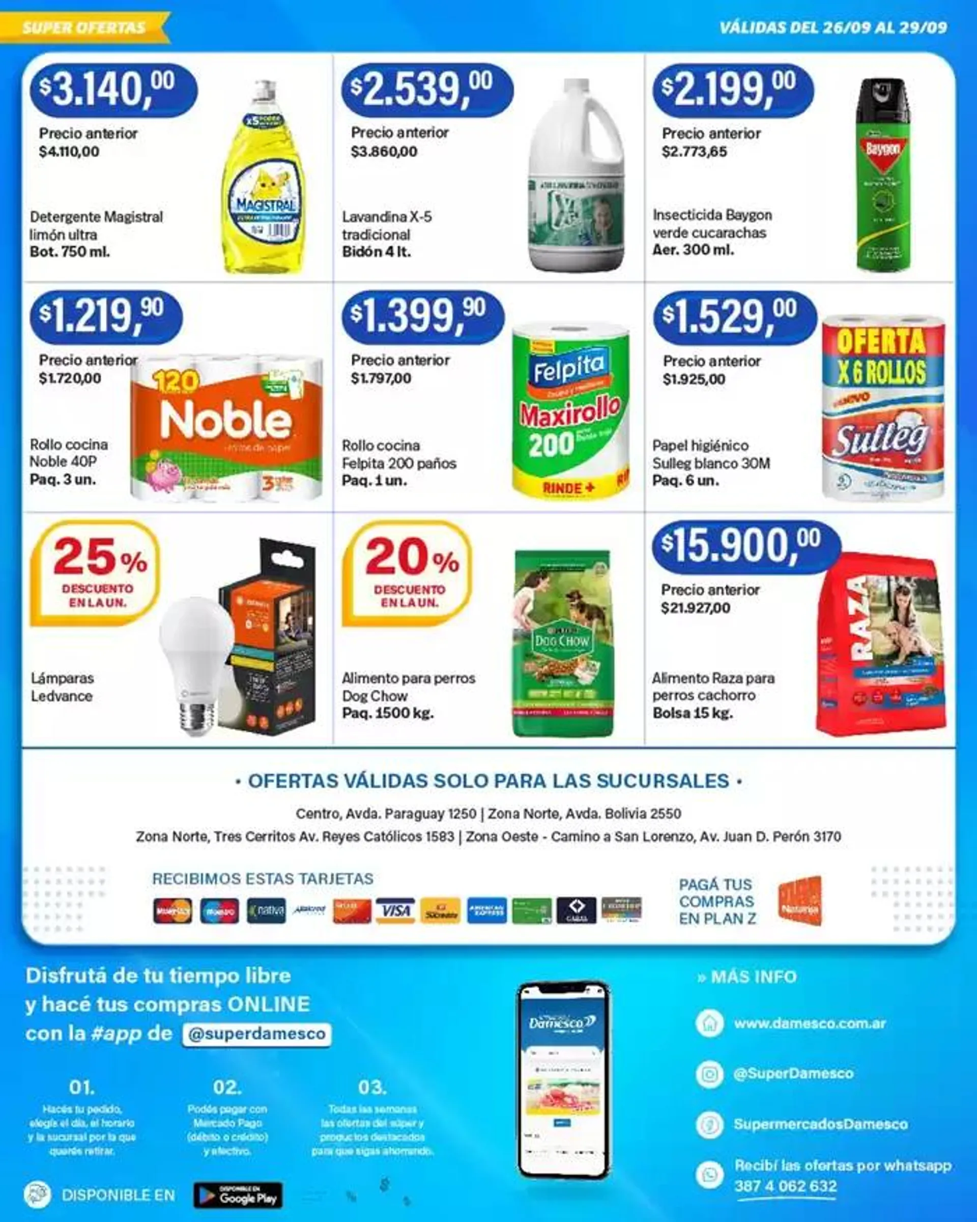 Ofertas de Ofertas Supermercados Damesco 26 de septiembre al 10 de octubre 2024 - Página 8 del catálogo