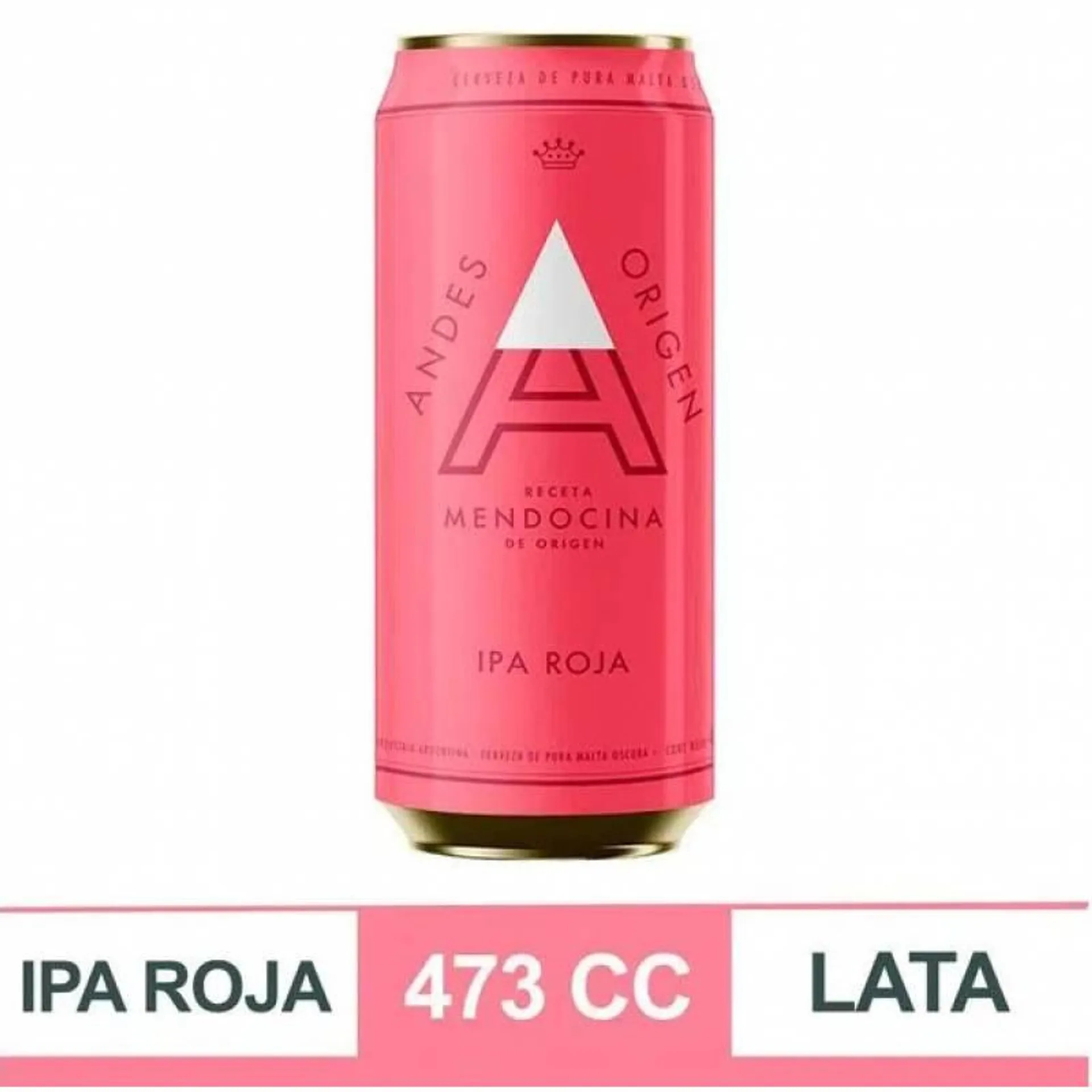 Cerveza Andes Origen IPA Roja Lata 473cc x1