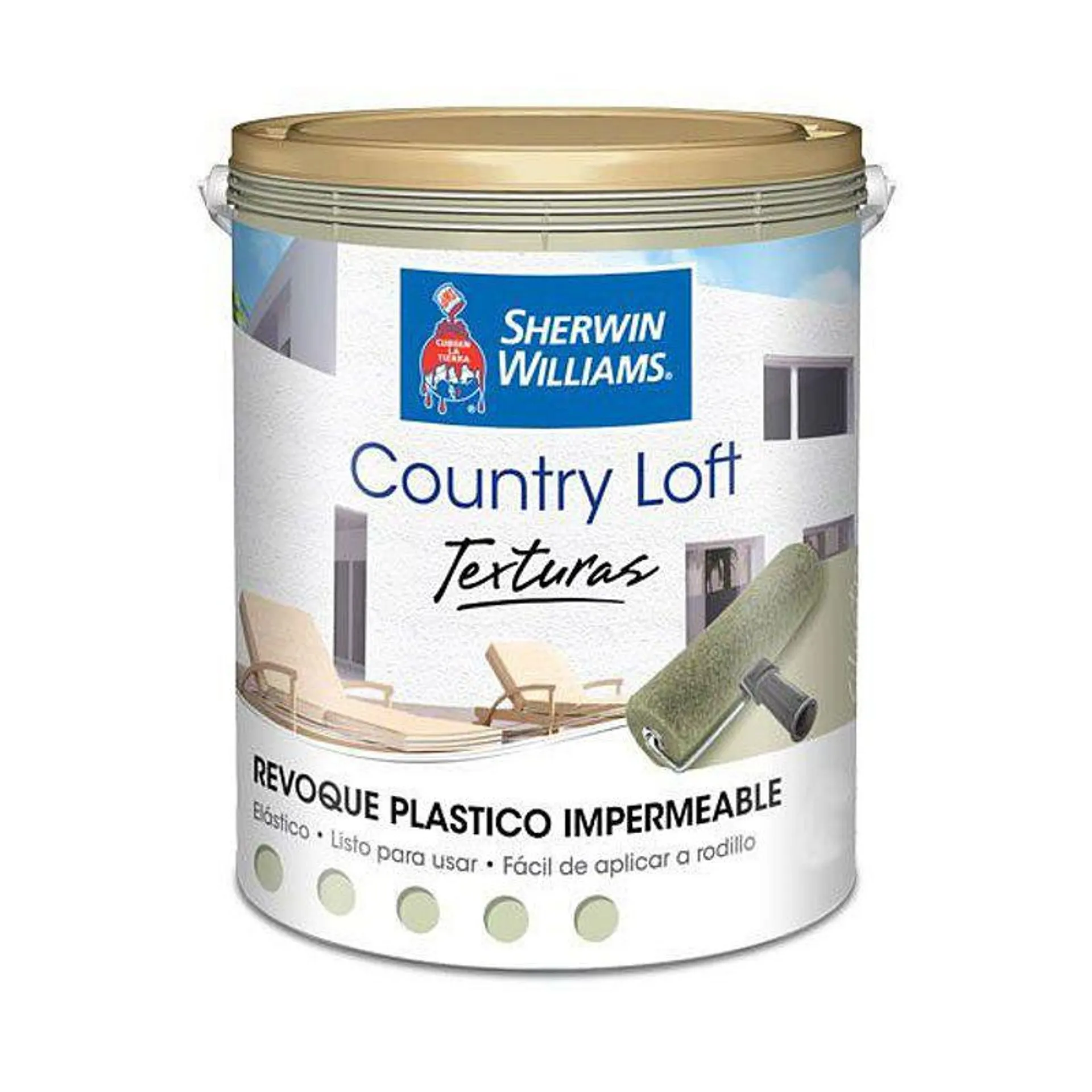 Revestimiento Texturado Country Loft Sherwin Williams Silver 25Kg