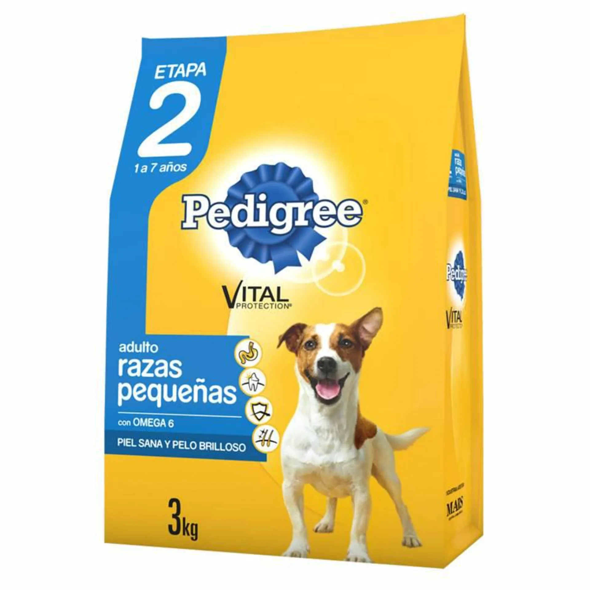 Alimento para Perro Vegetales Pollo Adulto R/P ET2 Pedigree x 3 kg.