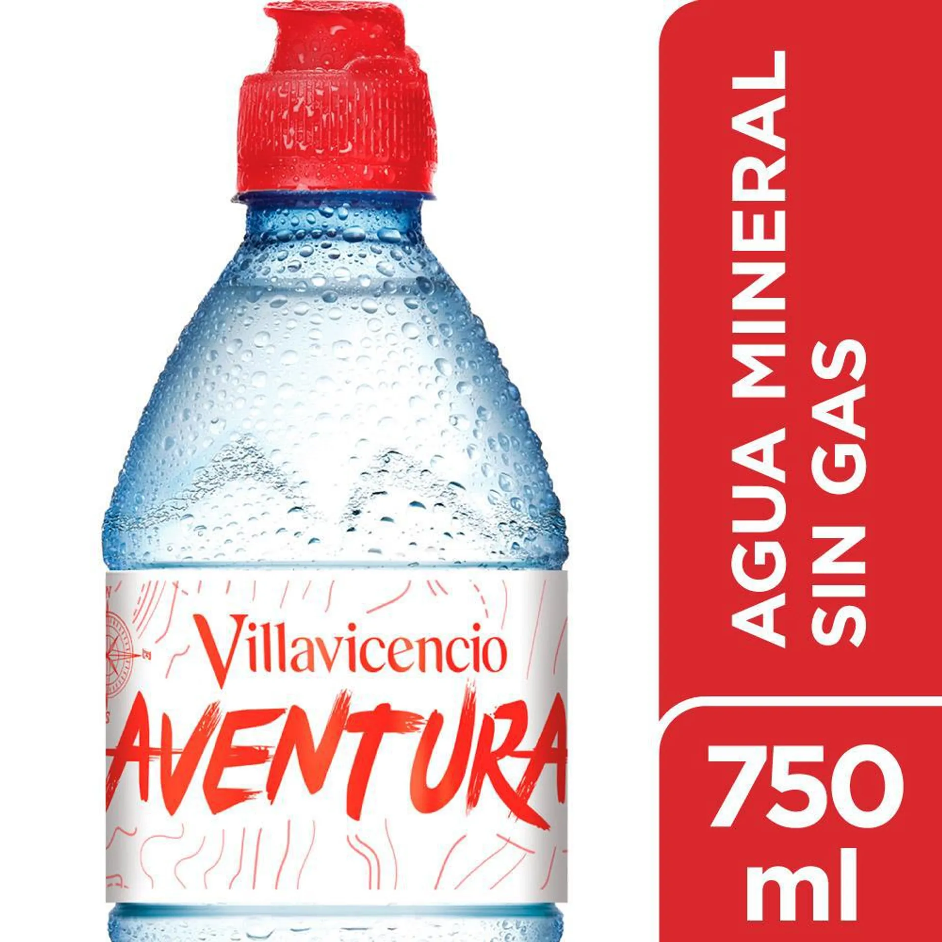 Agua Mineral Natural De Manantial Villavicencio Sport 750 Ml