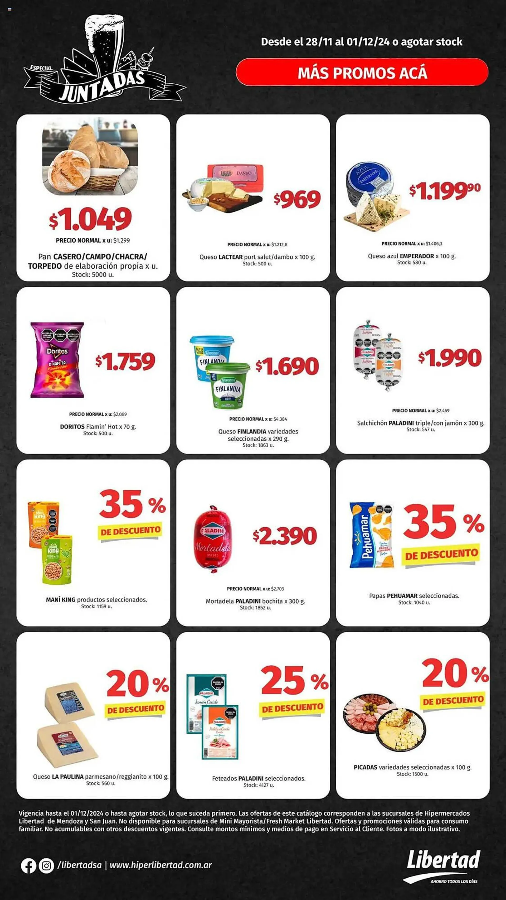 Ofertas de Catálogo Hipermercado Libertad 28 de noviembre al 1 de diciembre 2024 - Página 1 del catálogo