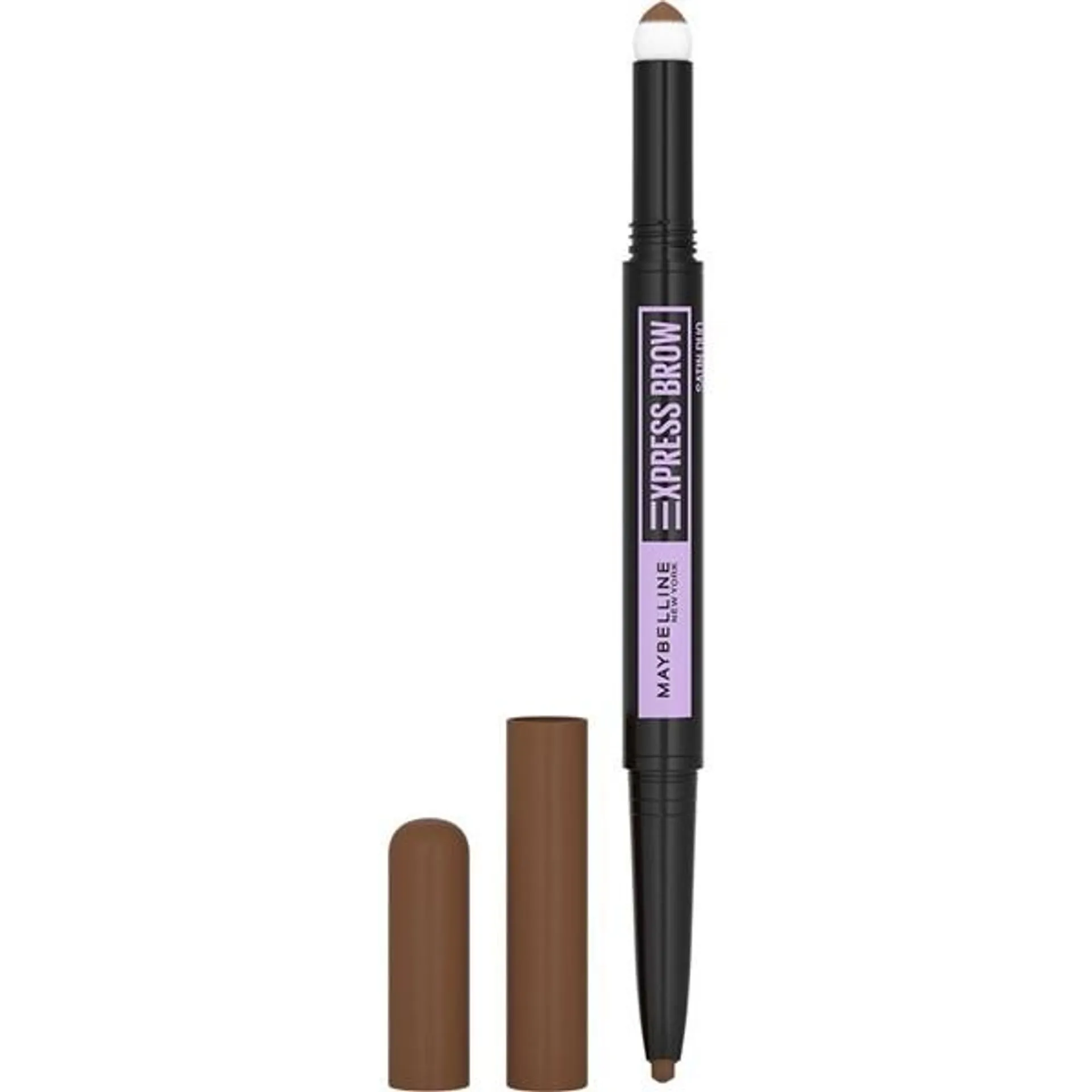 Lápiz de Cejas Maybelline Brow Satin Duo 002 medium Brown