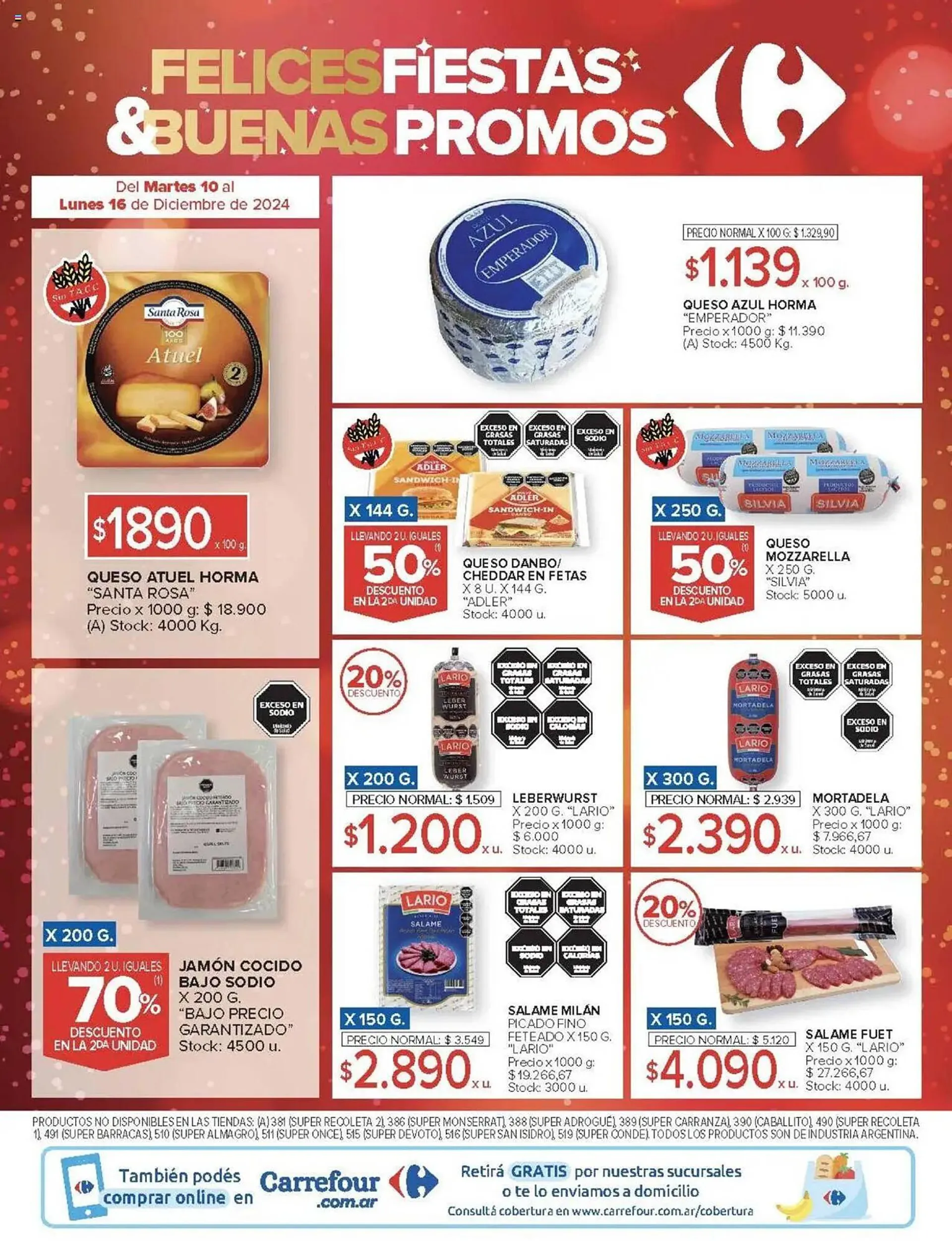 Ofertas de Catálogo Carrefour 10 de diciembre al 16 de diciembre 2024 - Página 20 del catálogo