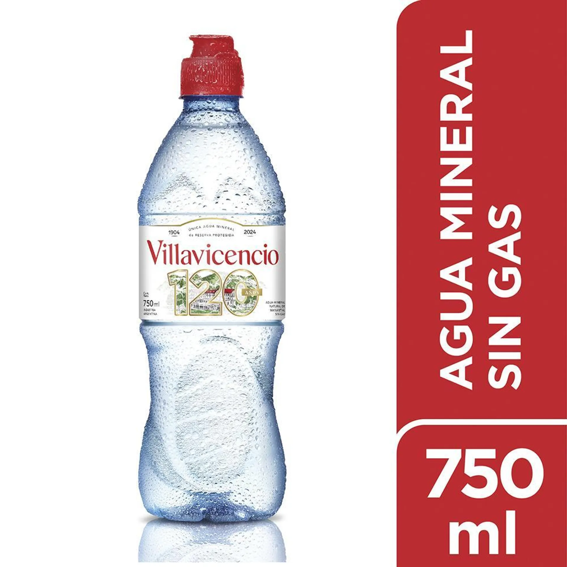 Agua Mineral Natural De Manantial Villavicencio Sport 750 Ml