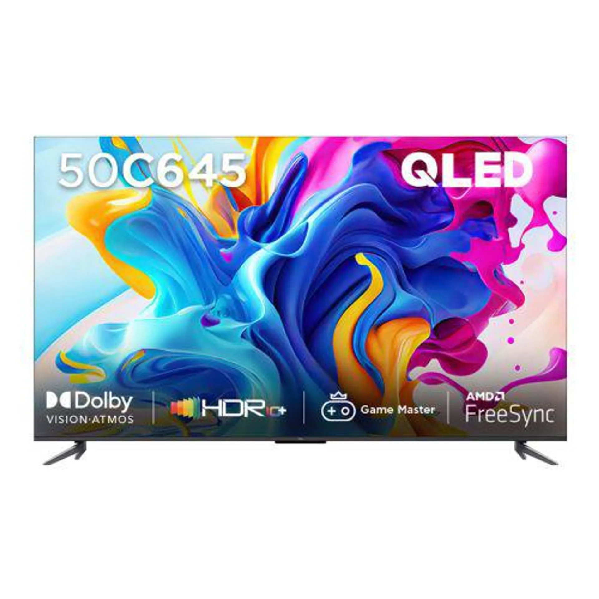 Televisor Smart TCL L50C645 50″ Qled Uhd 4K Google Tv-Rv