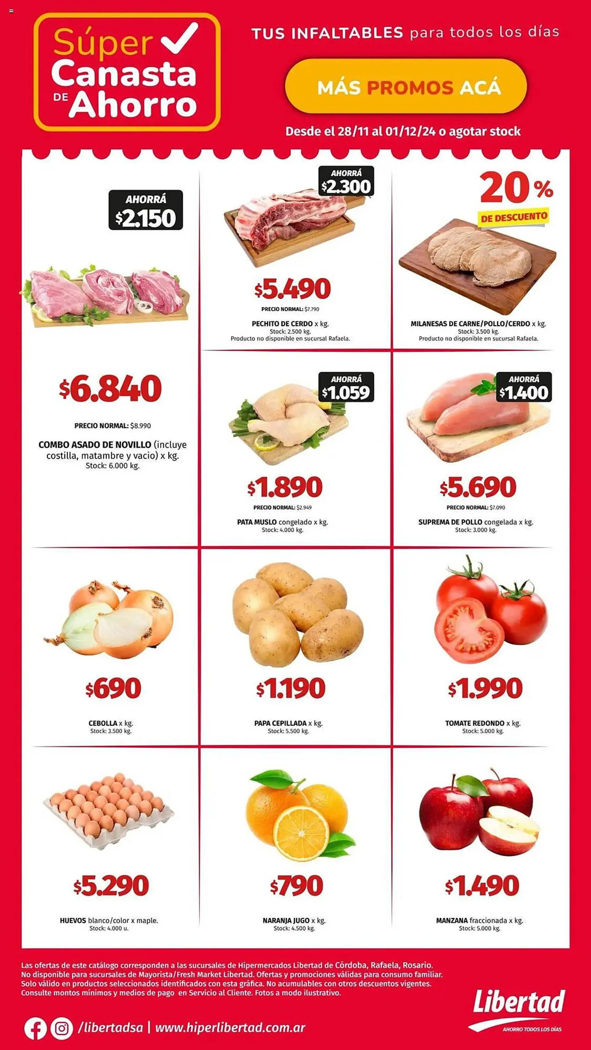 Ofertas de Catálogo Hipermercado Libertad 28 de noviembre al 1 de diciembre 2024 - Página 3 del catálogo