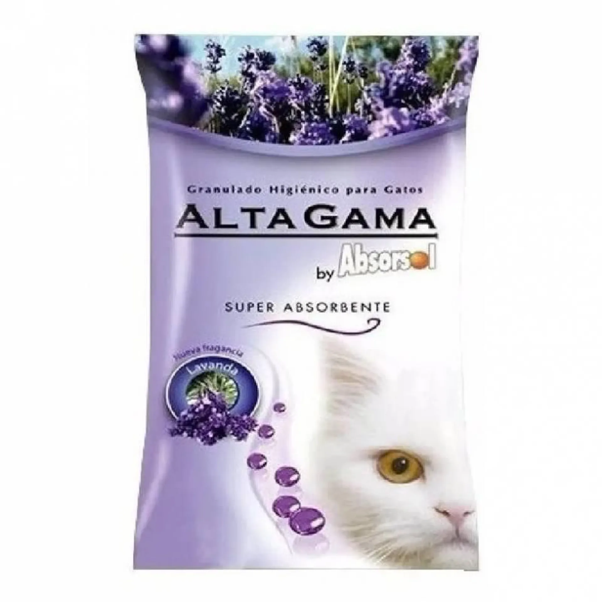 Piedras Sanitarias para Gatos Perfumada Absorsol x 3.6 Kg.