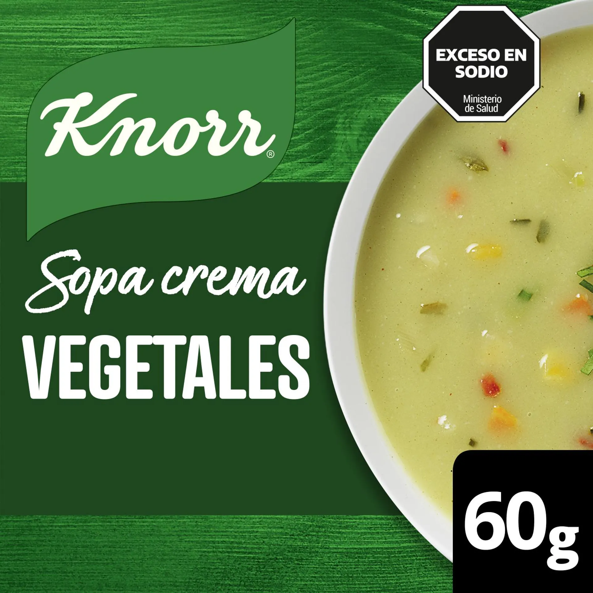 KNORR SOPA CREMA VEGETALES X60G