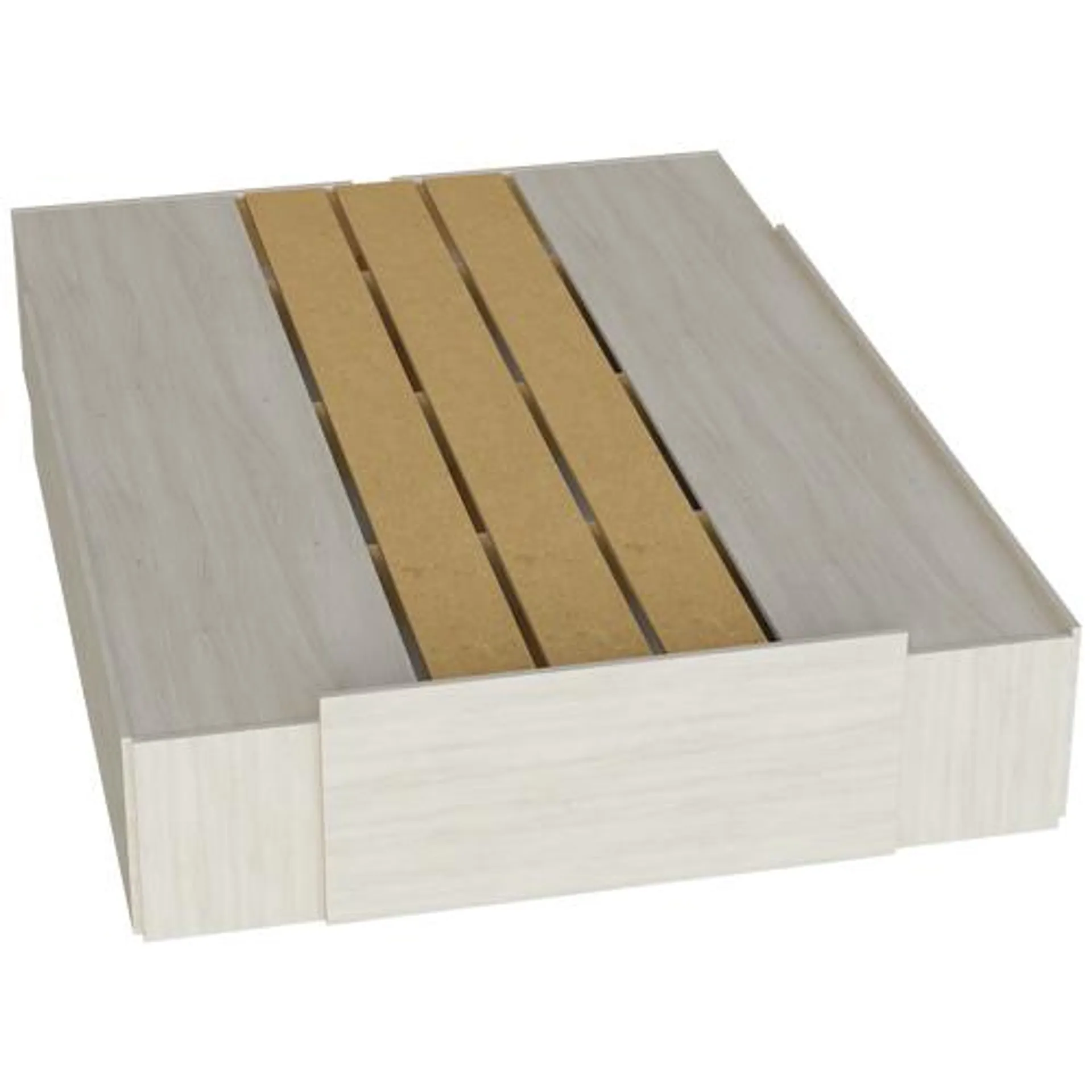 Cama box Orlandi 573 140 A 200 cm jacaranda