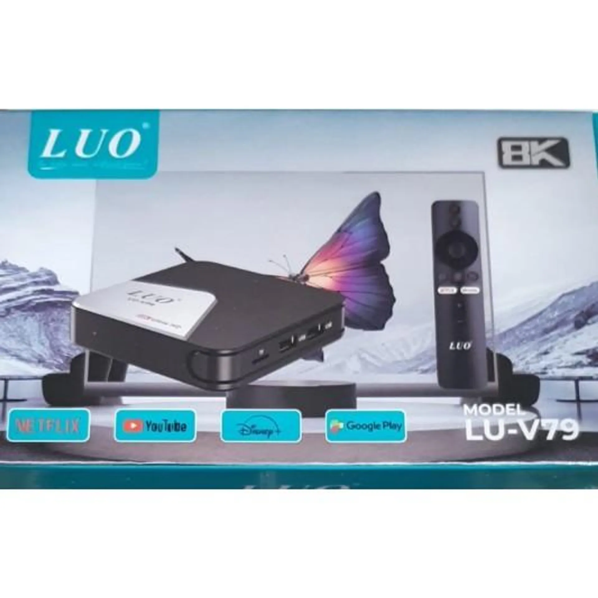 LUO TV BOX LU-V79 8K CONTROL DE VOZ