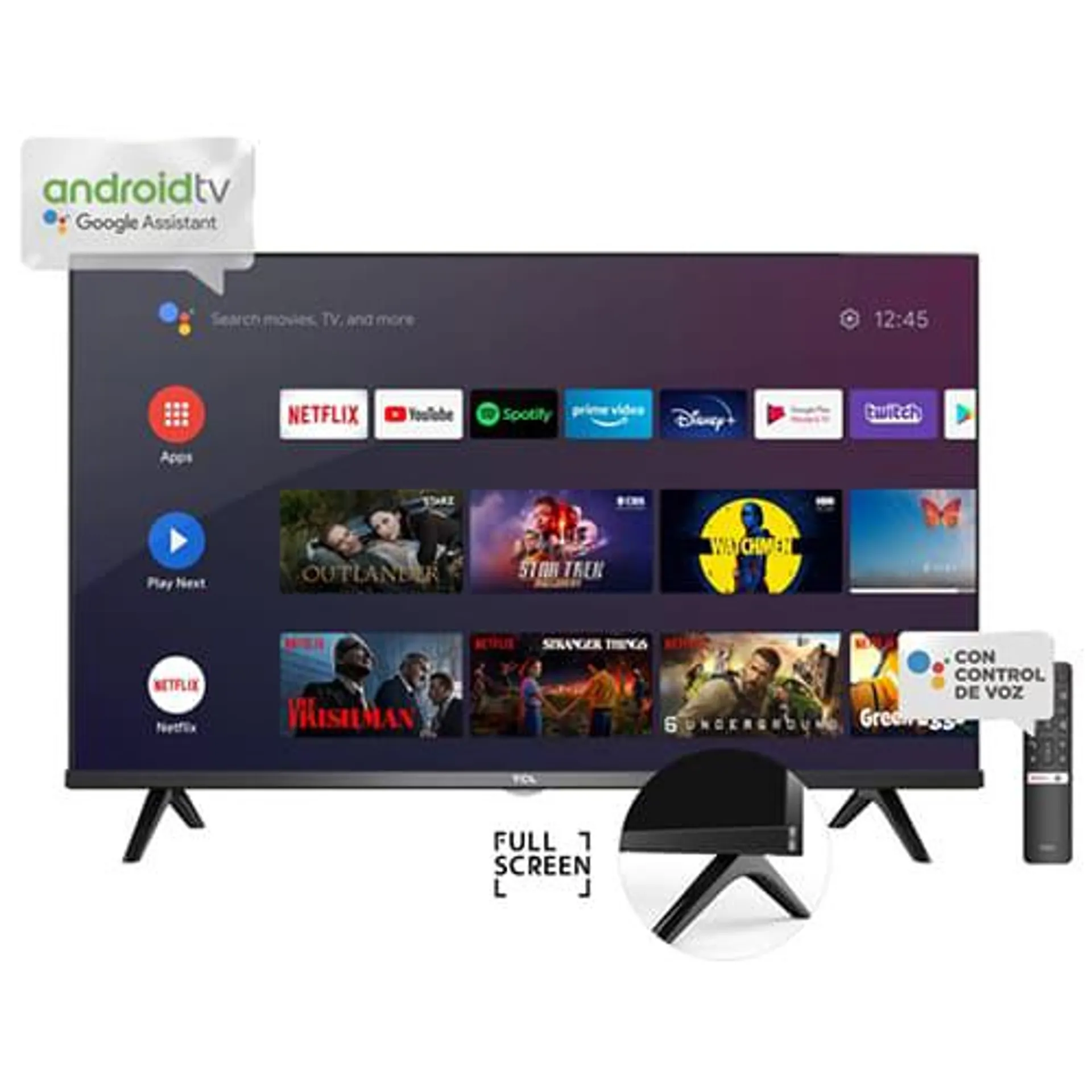 Televisor Smart Tcl L32S65A-F 32″ Led Fhd Android TV