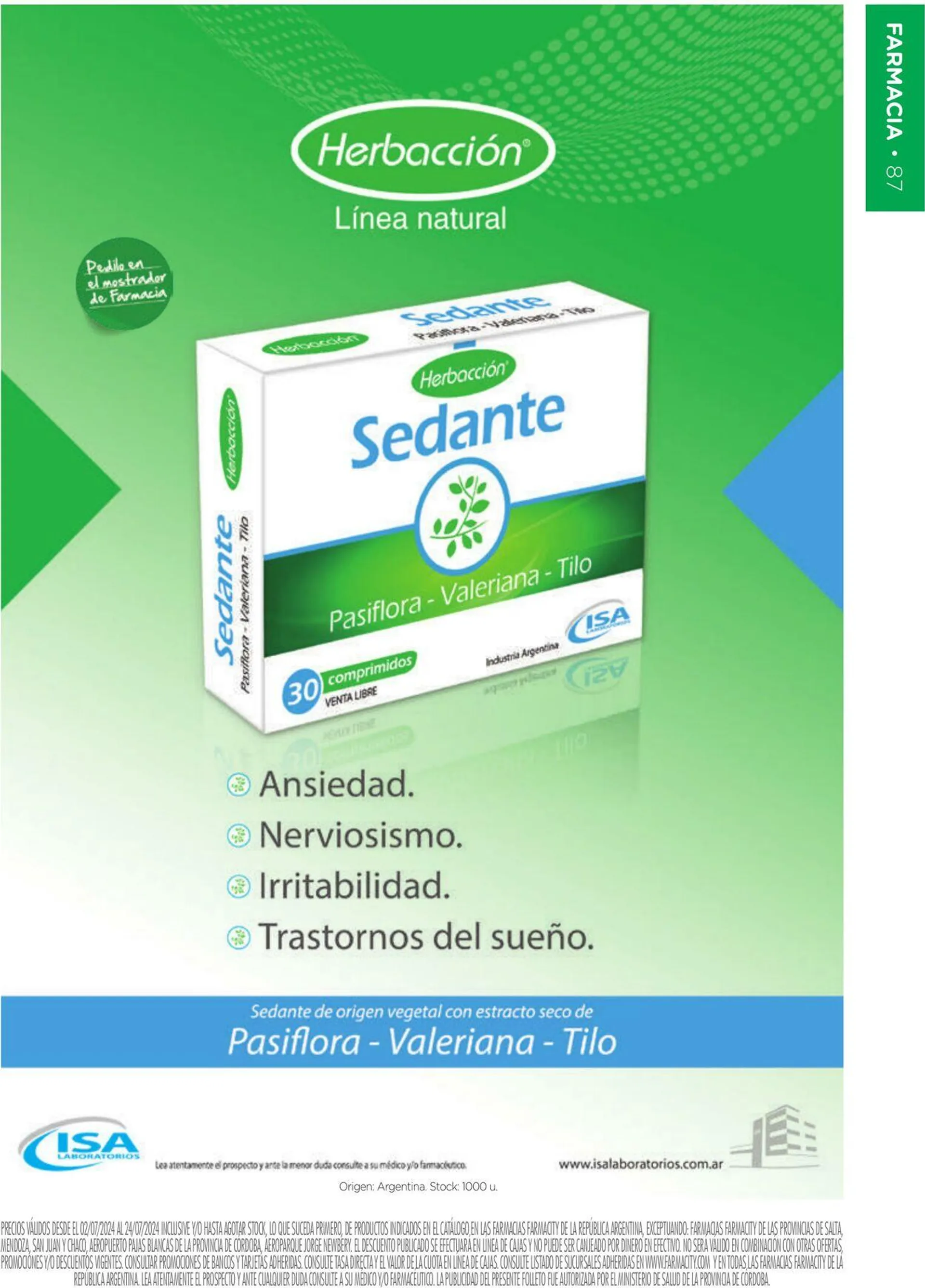 Ofertas de Farmacity 1 de julio al 31 de julio 2024 - Página 87 del catálogo