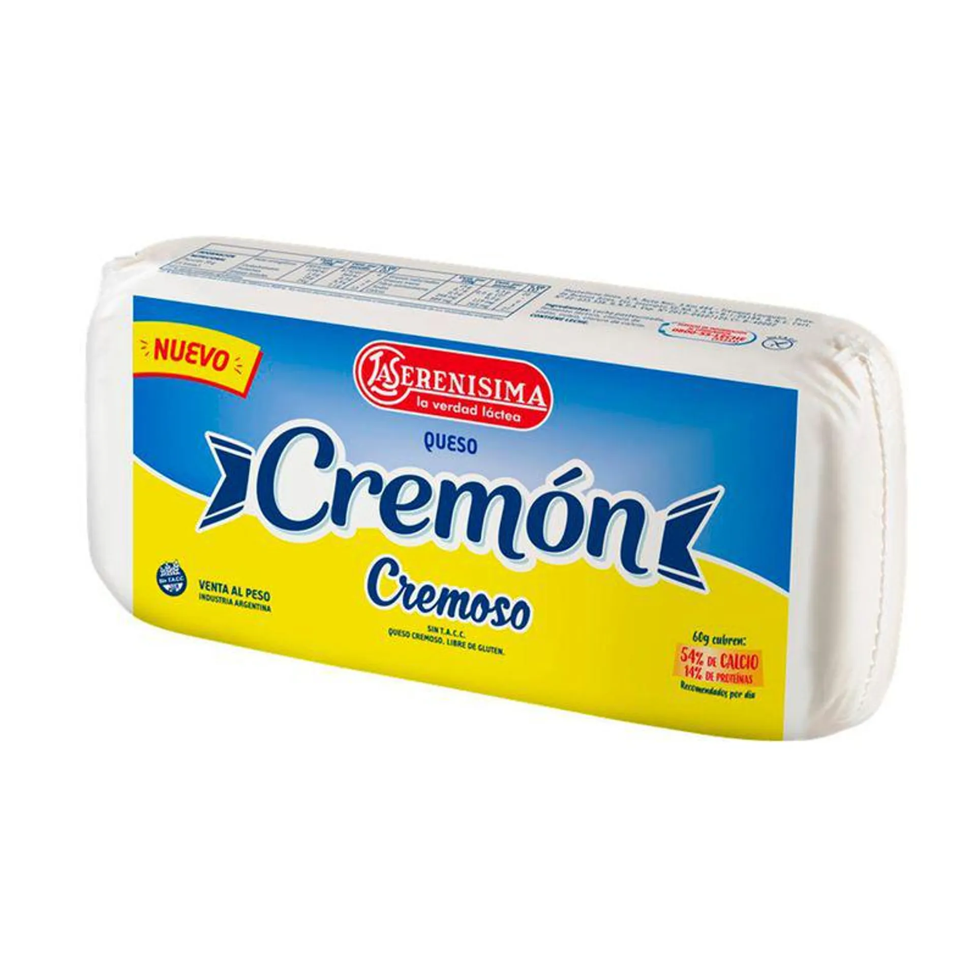 Queso Cremon Cremoso La Serenisima Unidad Aprox 1 Kg