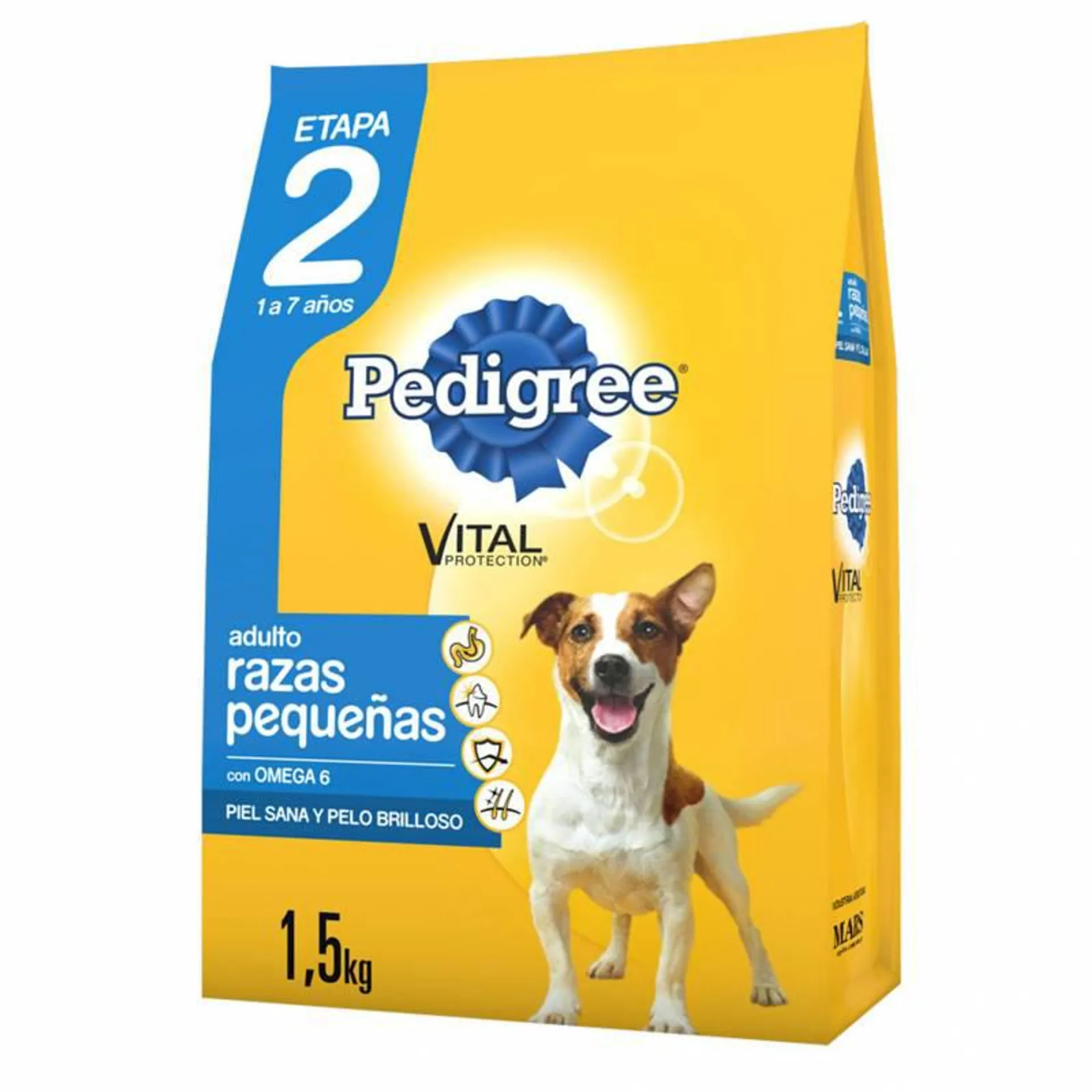 Alimento para Perro Vegetales Pollo Adulto R/P ET2 Pedigree x 1,5 kg.