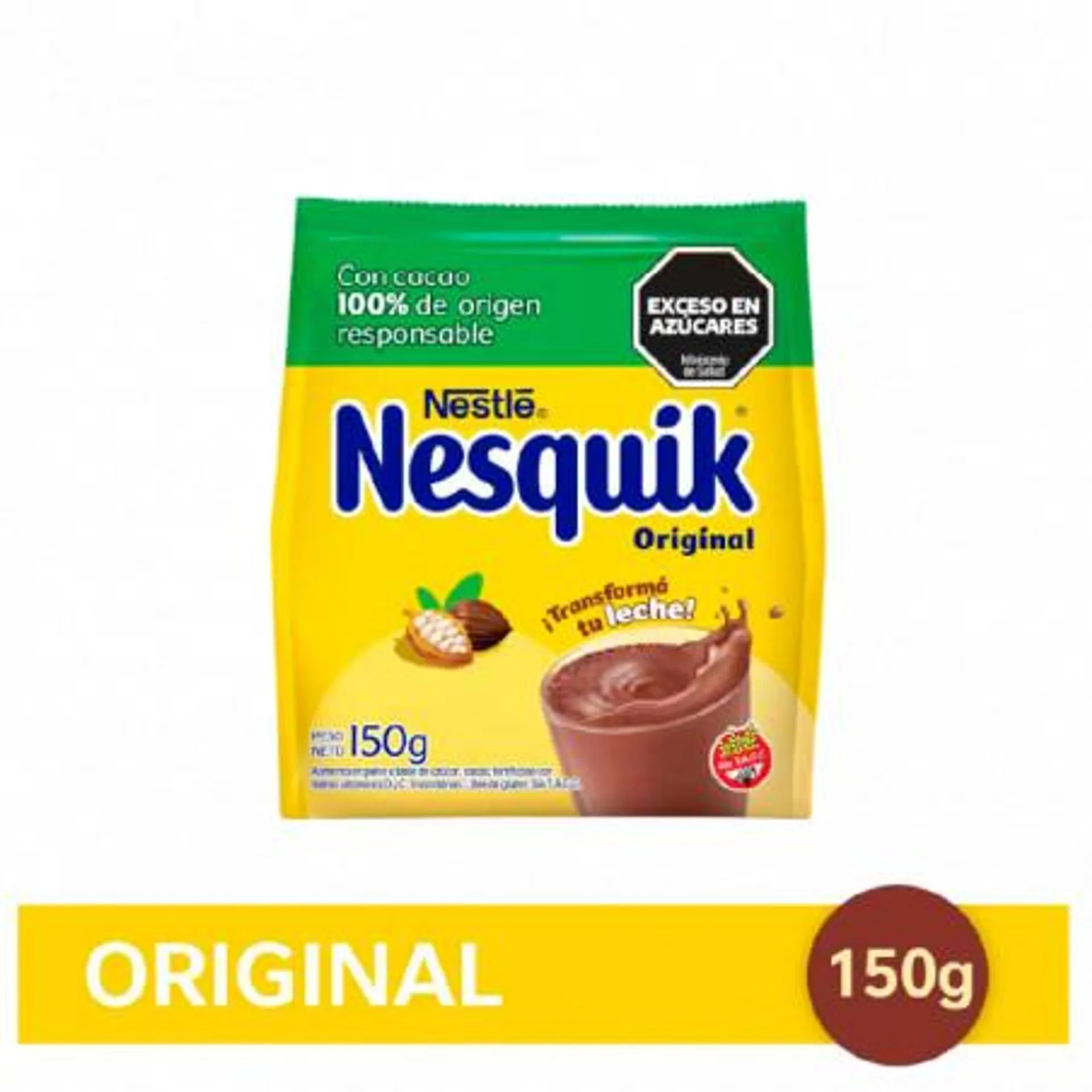 CACAO INSTANTAN NESQUIK CHOC SIN TACC 150 GRS