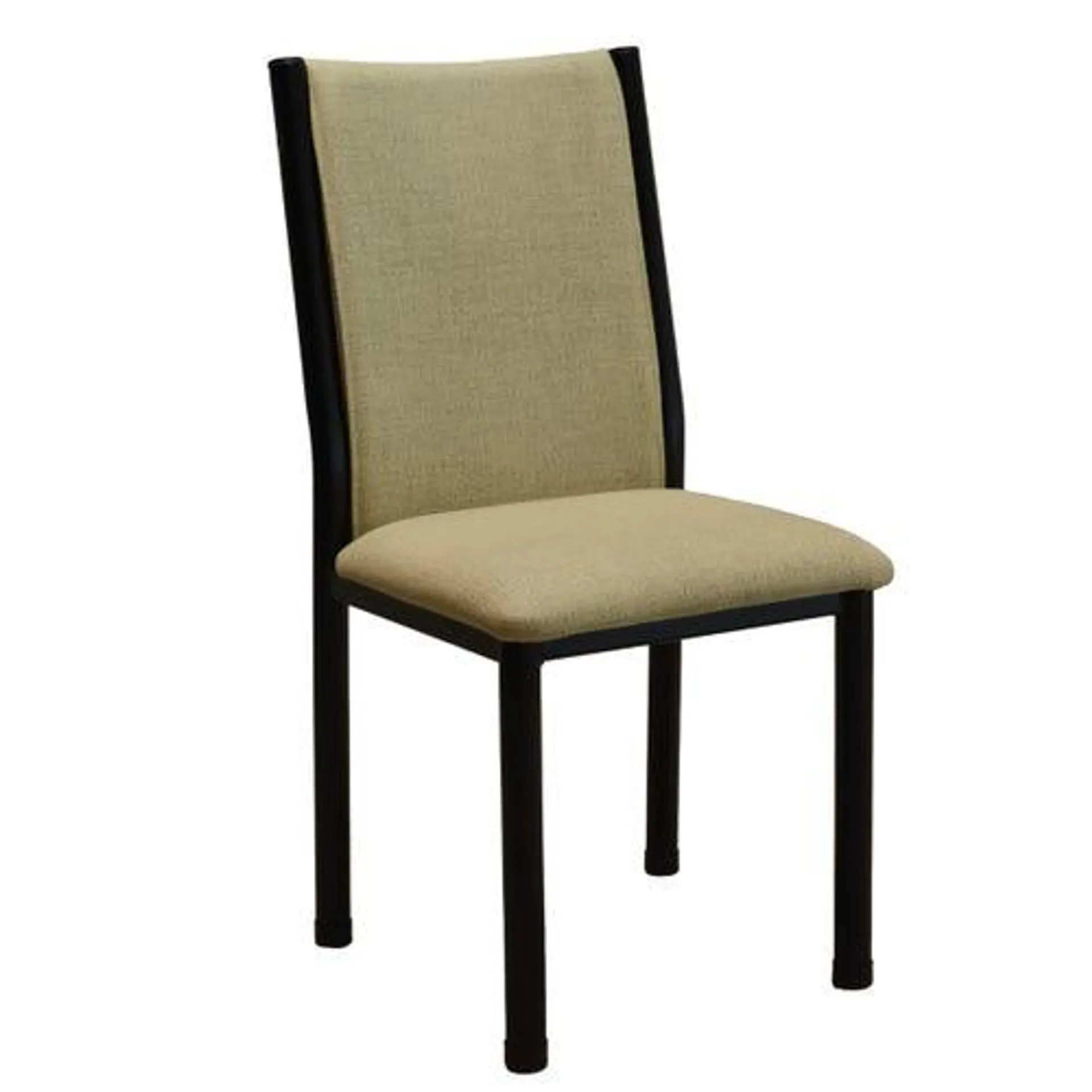 Silla Tirea Dakot tapizada ramio 90x45 cm beige