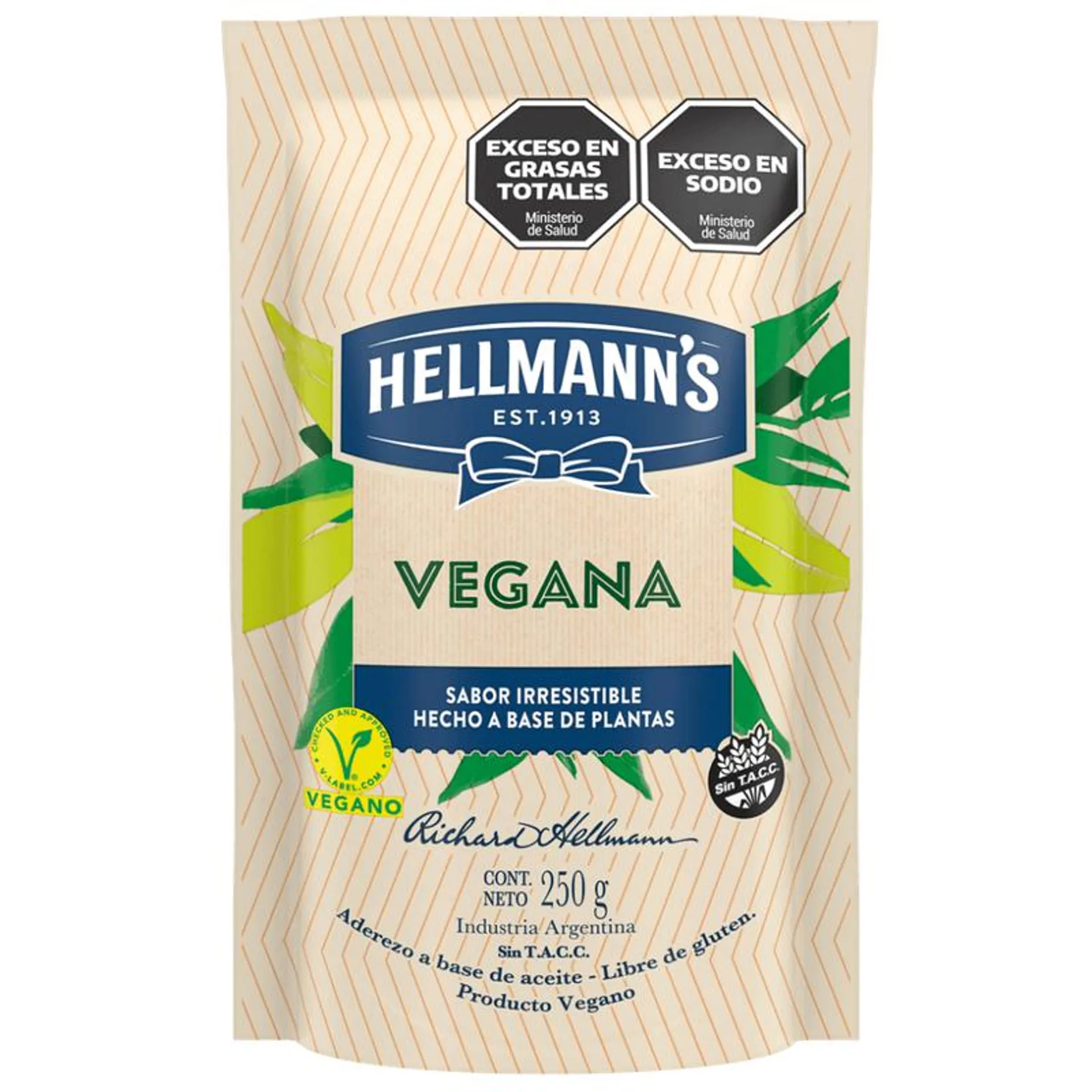 Mayonesa Hellmanns con Aceite de Palta DoyPack 242 Gr.