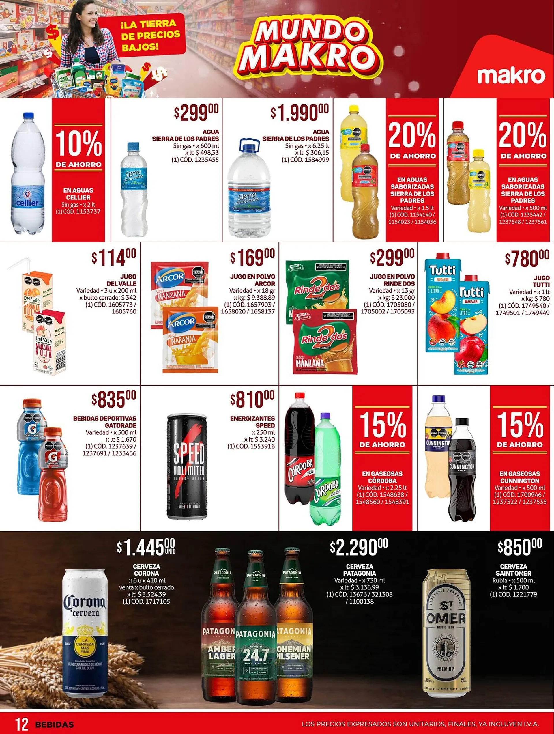 Ofertas de Catálogo Makro 18 de abril al 24 de abril 2024 - Página 12 del catálogo