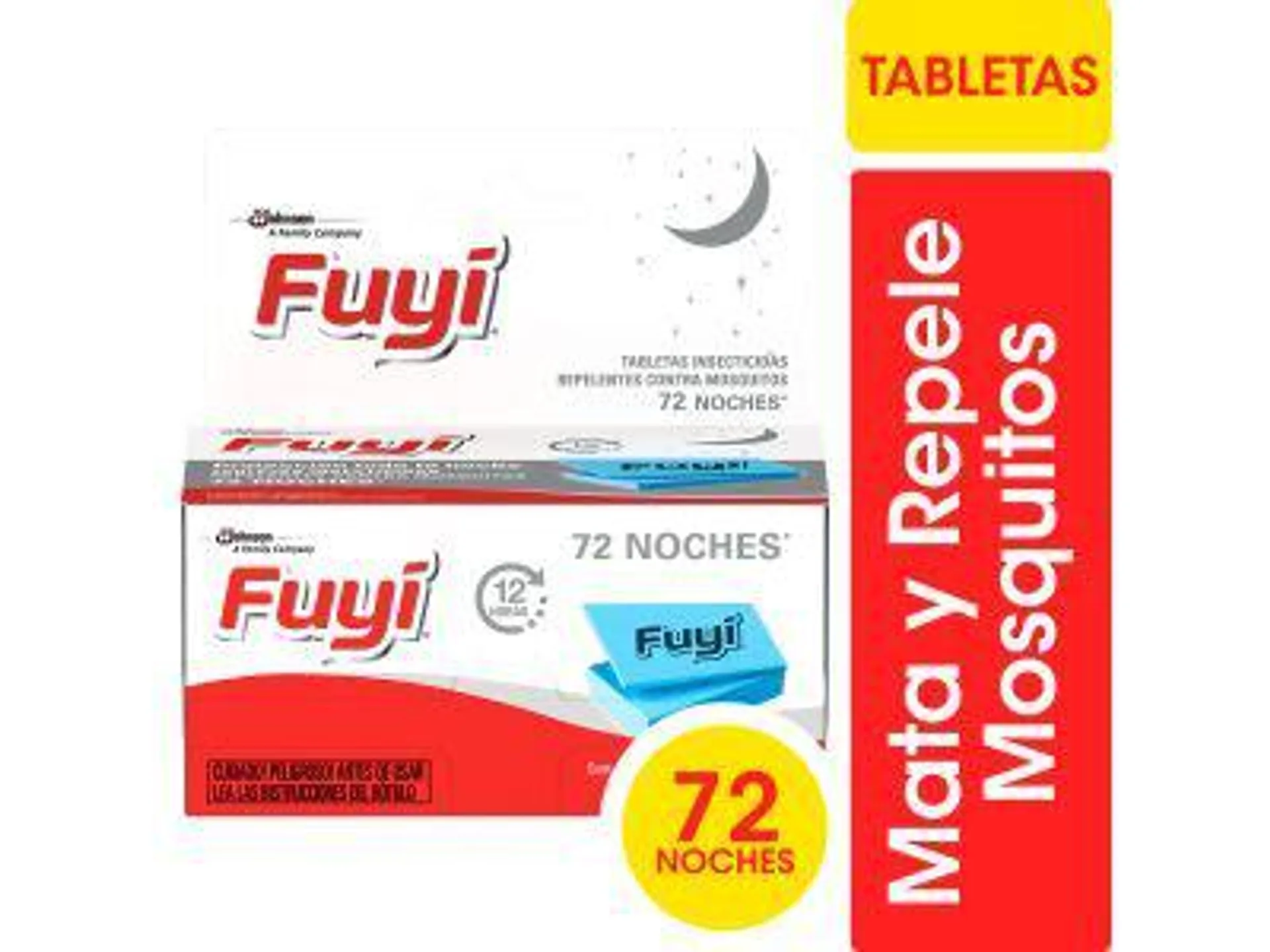 TABLETA FUYI MOSQUITOS 72 un