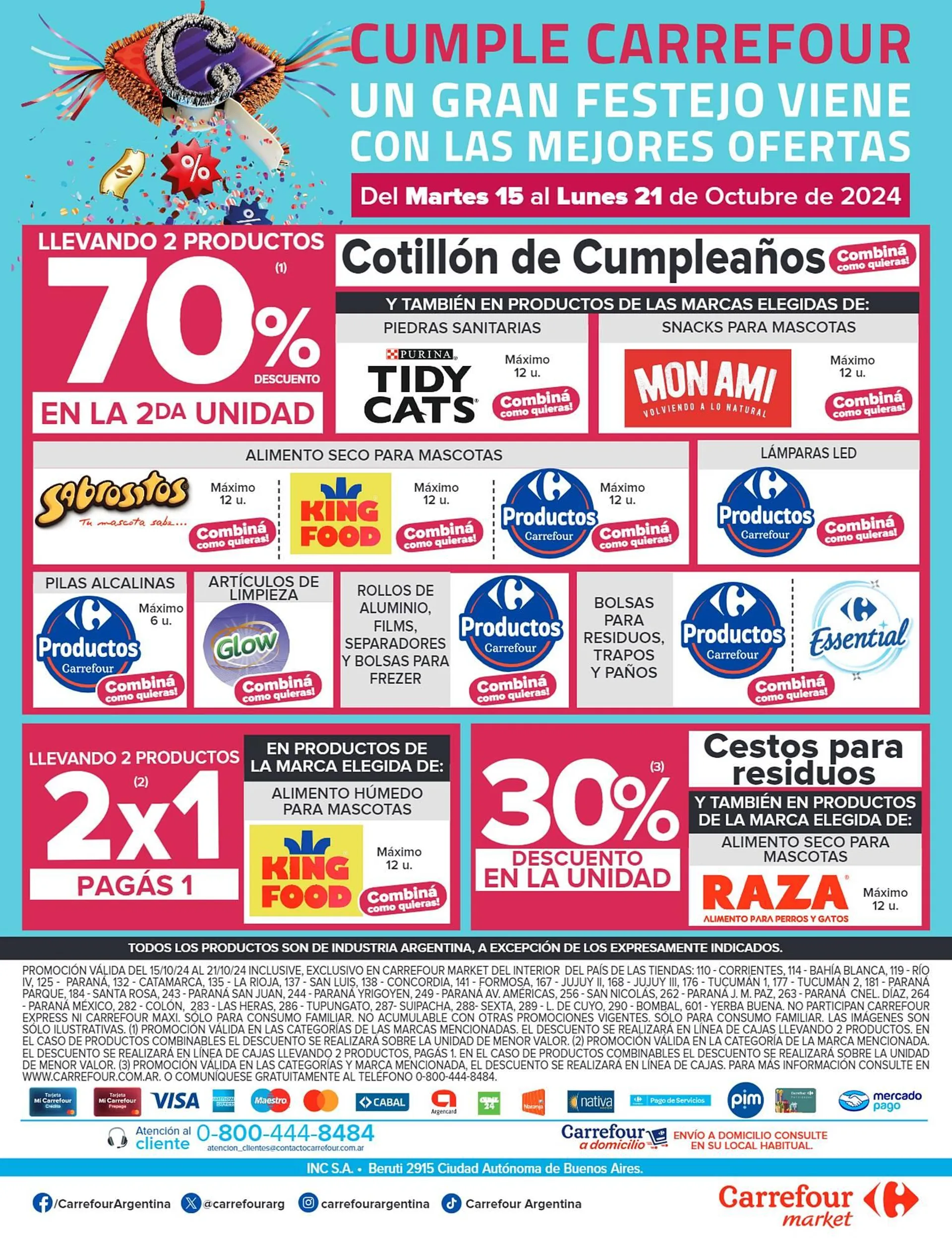 Ofertas de Catálogo Carrefour Market 15 de octubre al 21 de octubre 2024 - Página 16 del catálogo