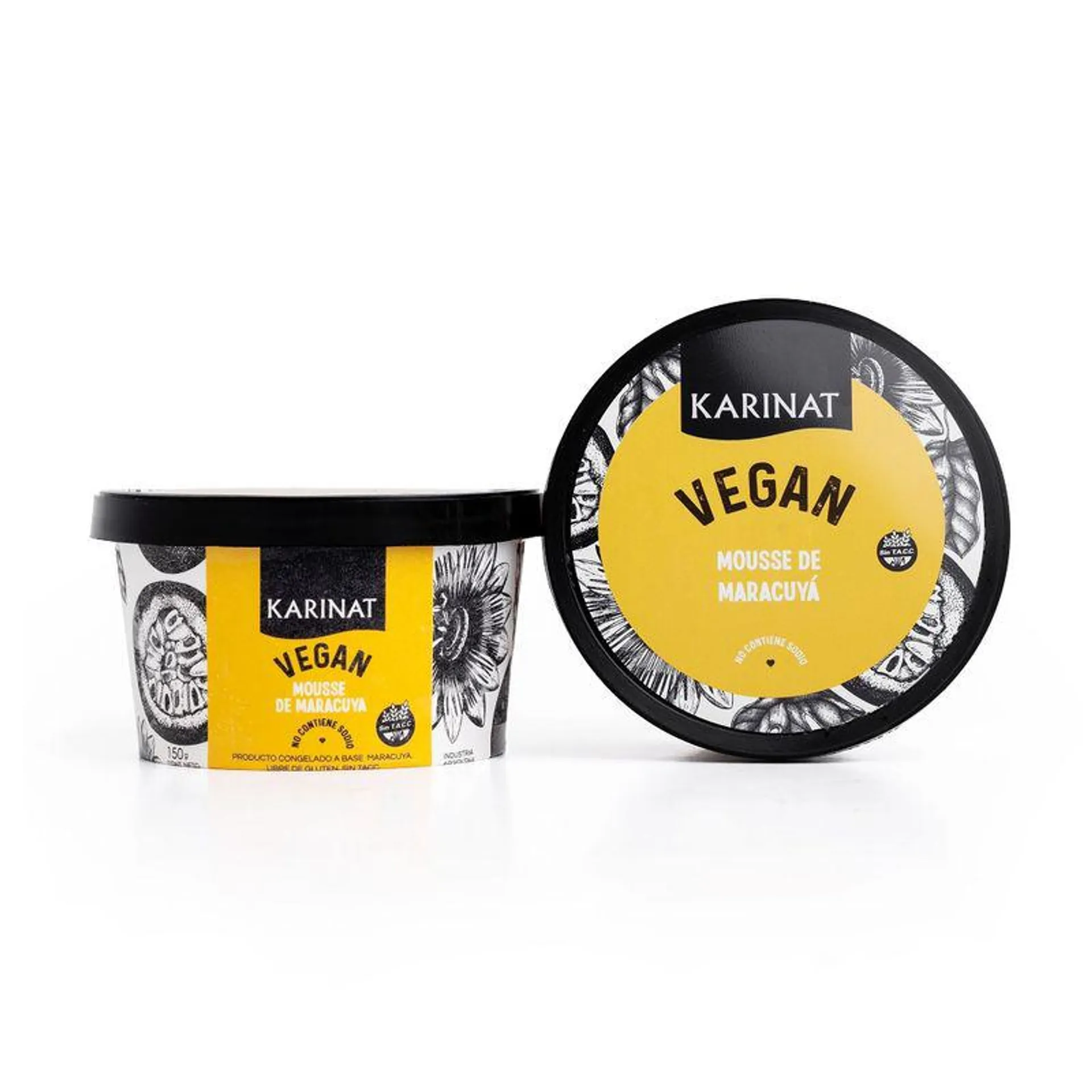 Helado Kariat Mousse Maracuyá Vegano x 150 g