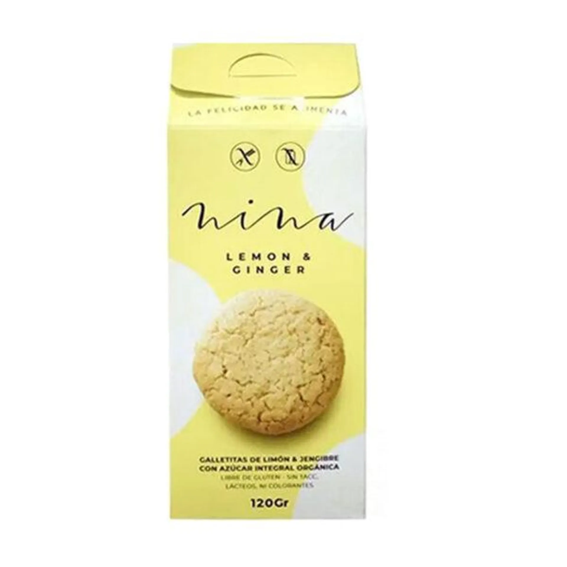 Galletitas de Limón y Jengibre – 120gr- Nina