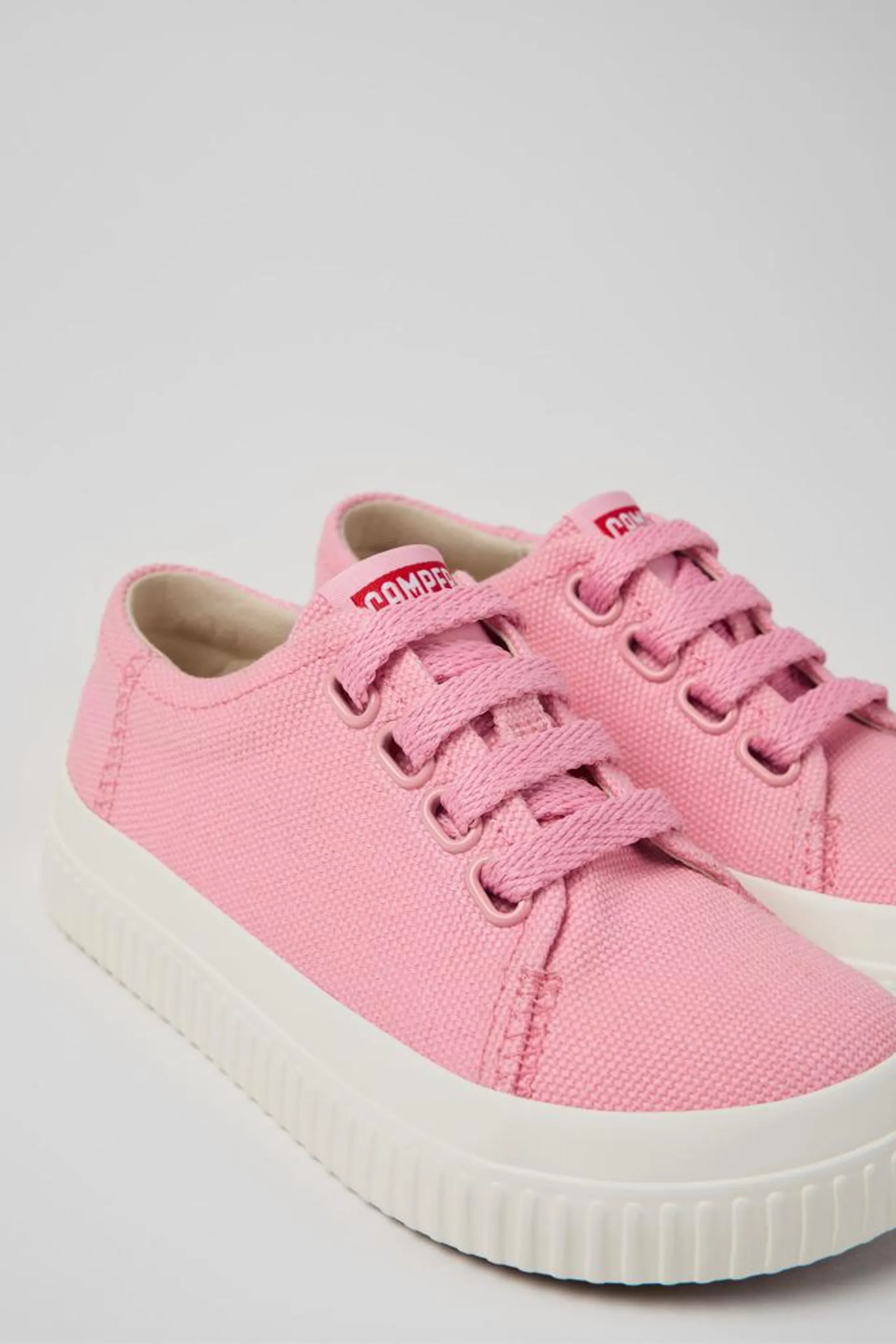 Peu Roda Sneaker de tejido rosa